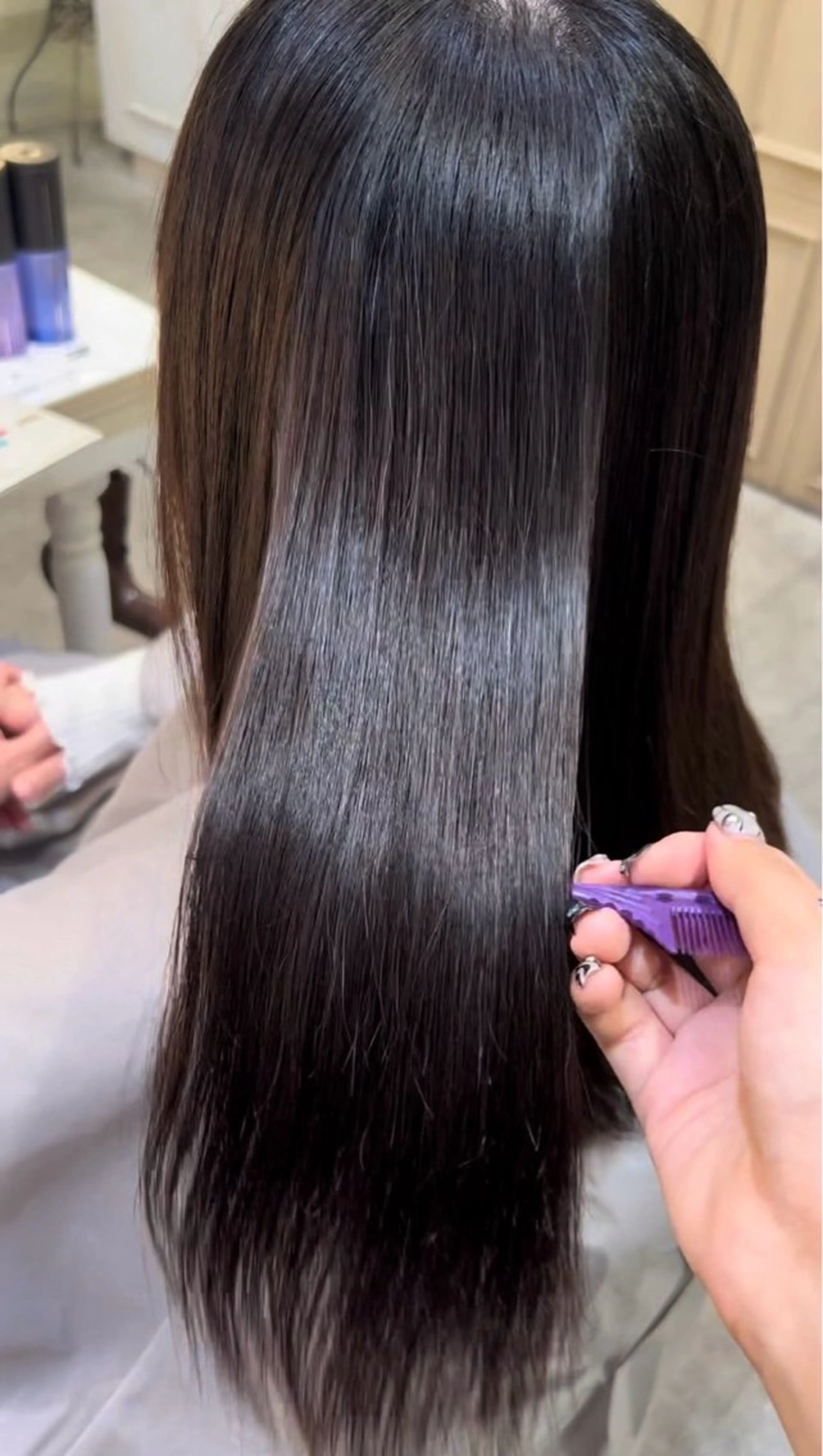 トリートメント 🍒垢抜けカラー 耳つぼ ヘアメあずみのヘアスタイル