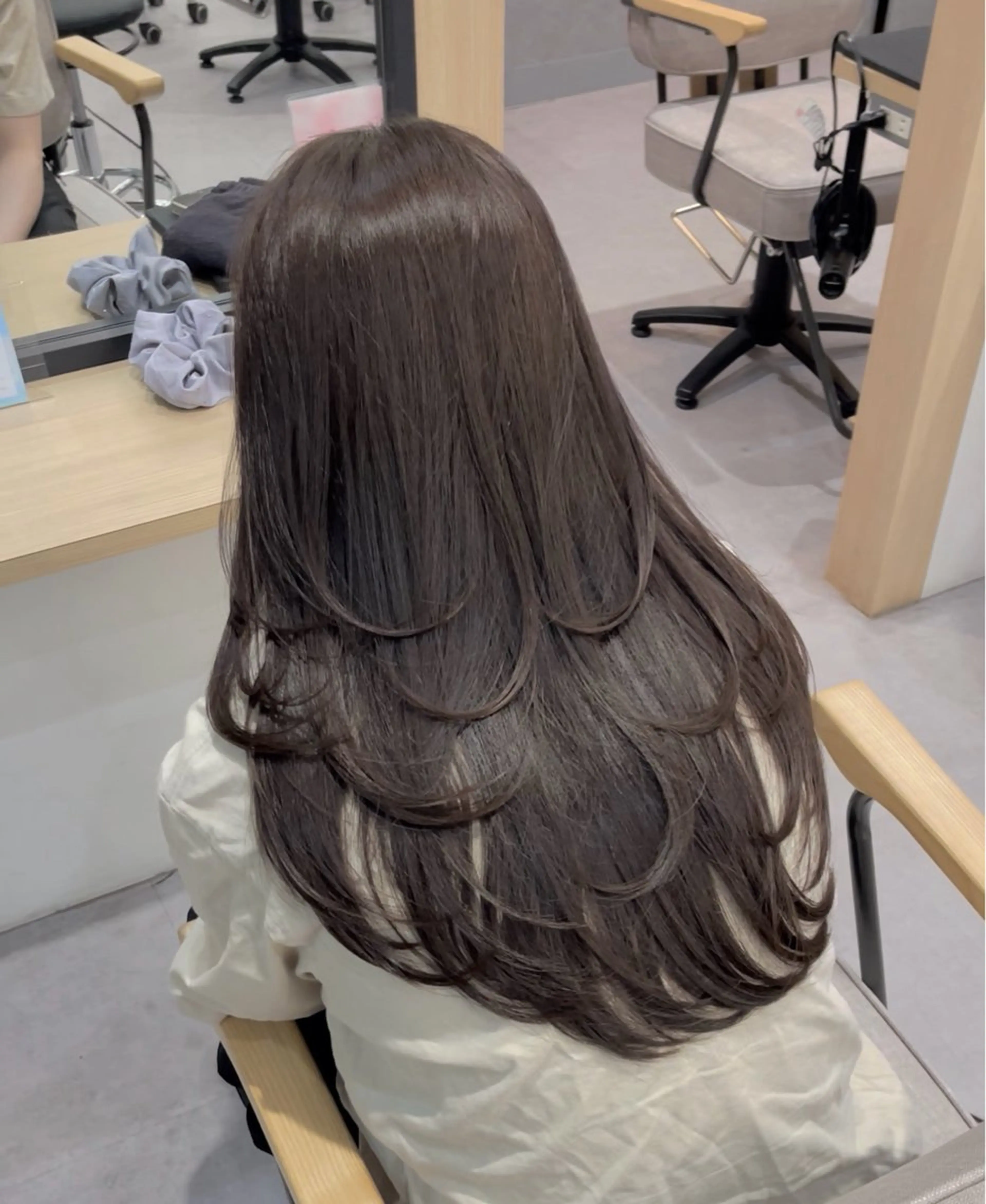 ロング カット ヘアカラー トリートメント プチプラサロンLEM 長町/三浦翔のヘアスタイル