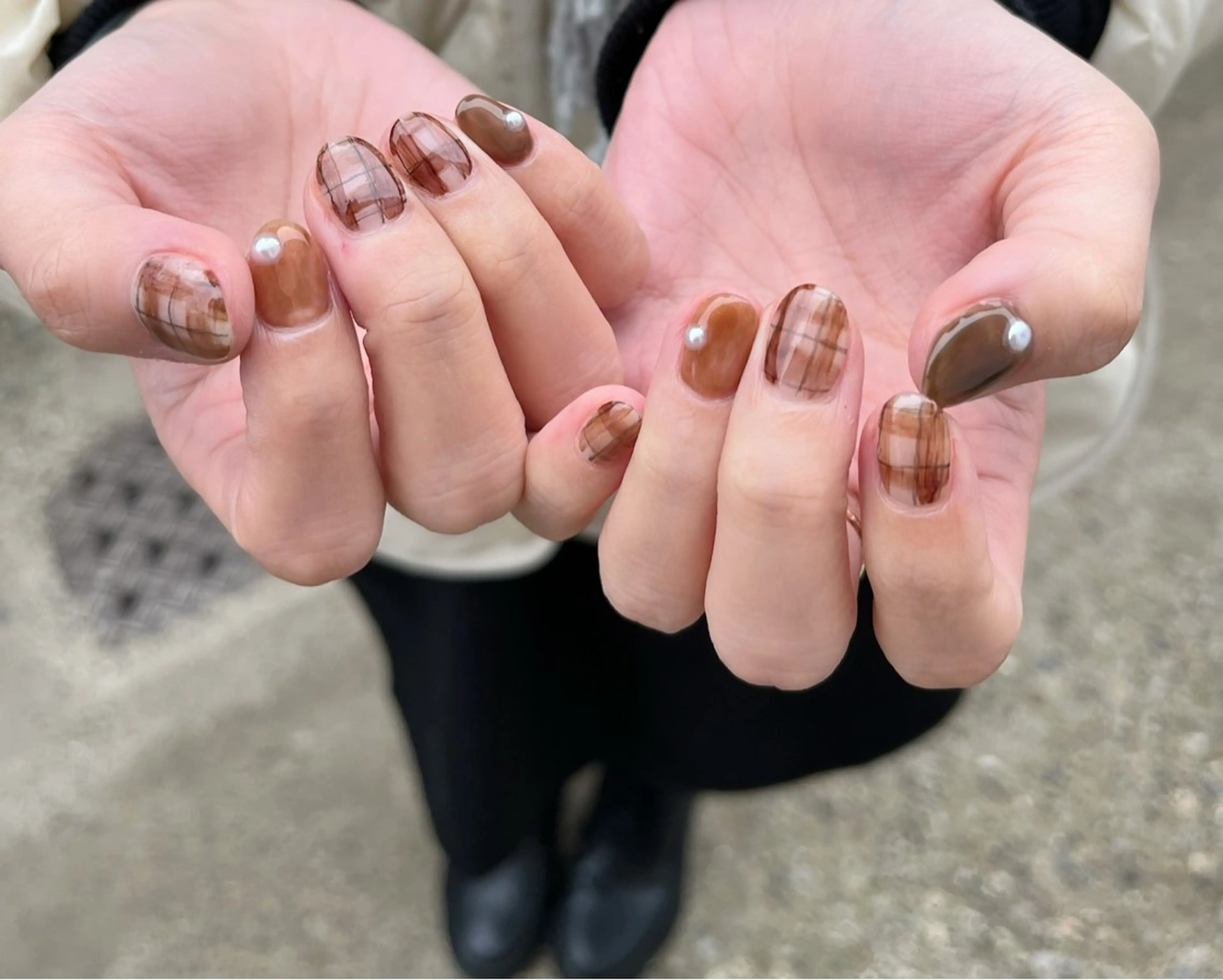 ネイル ハンドネイル Lofi nails ゆきこのネイルデザイン
