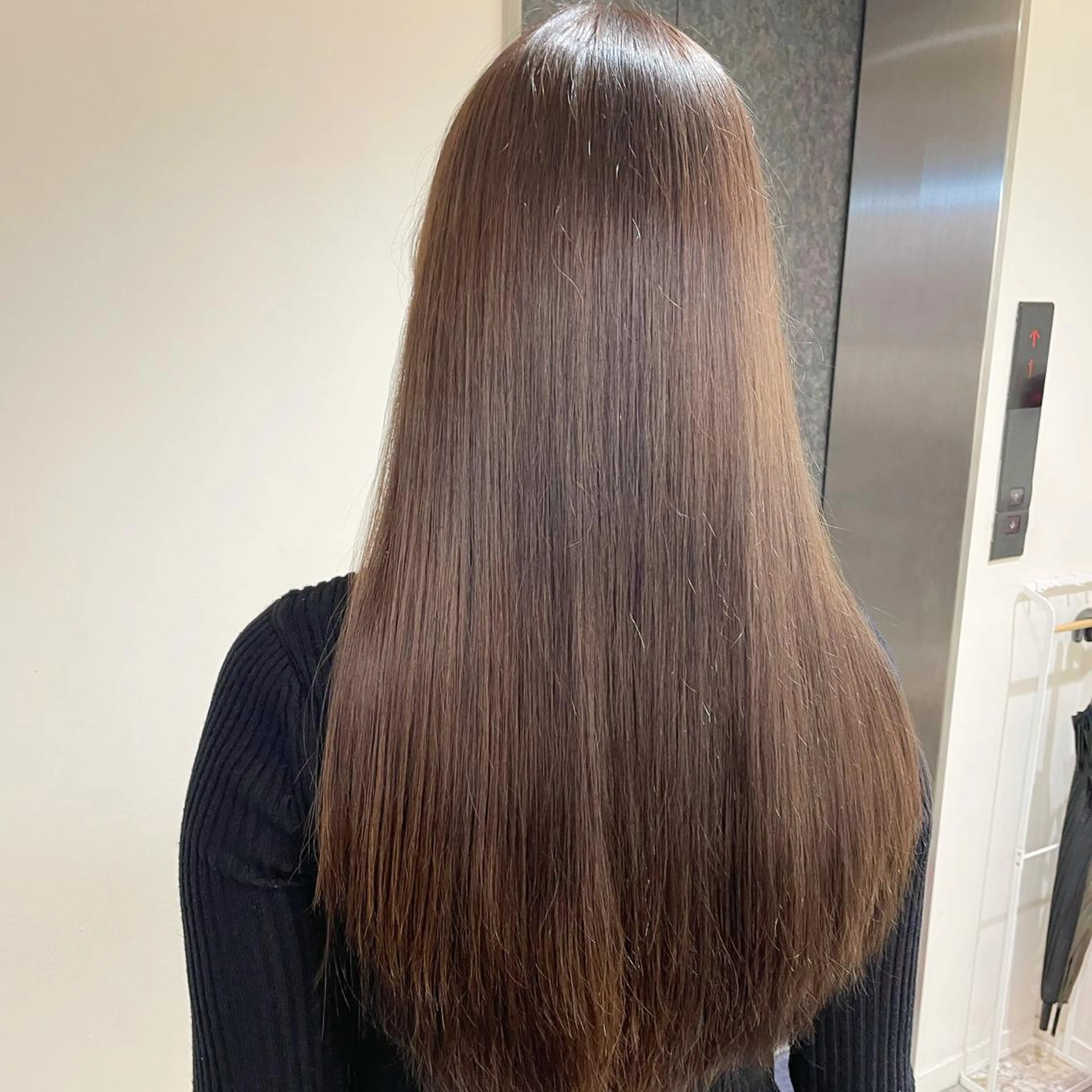 ロング アッシュ アッシュブラウン soyon心斎橋所属・♡透明感/艶カラー/ M a I ♡のヘアスタイル