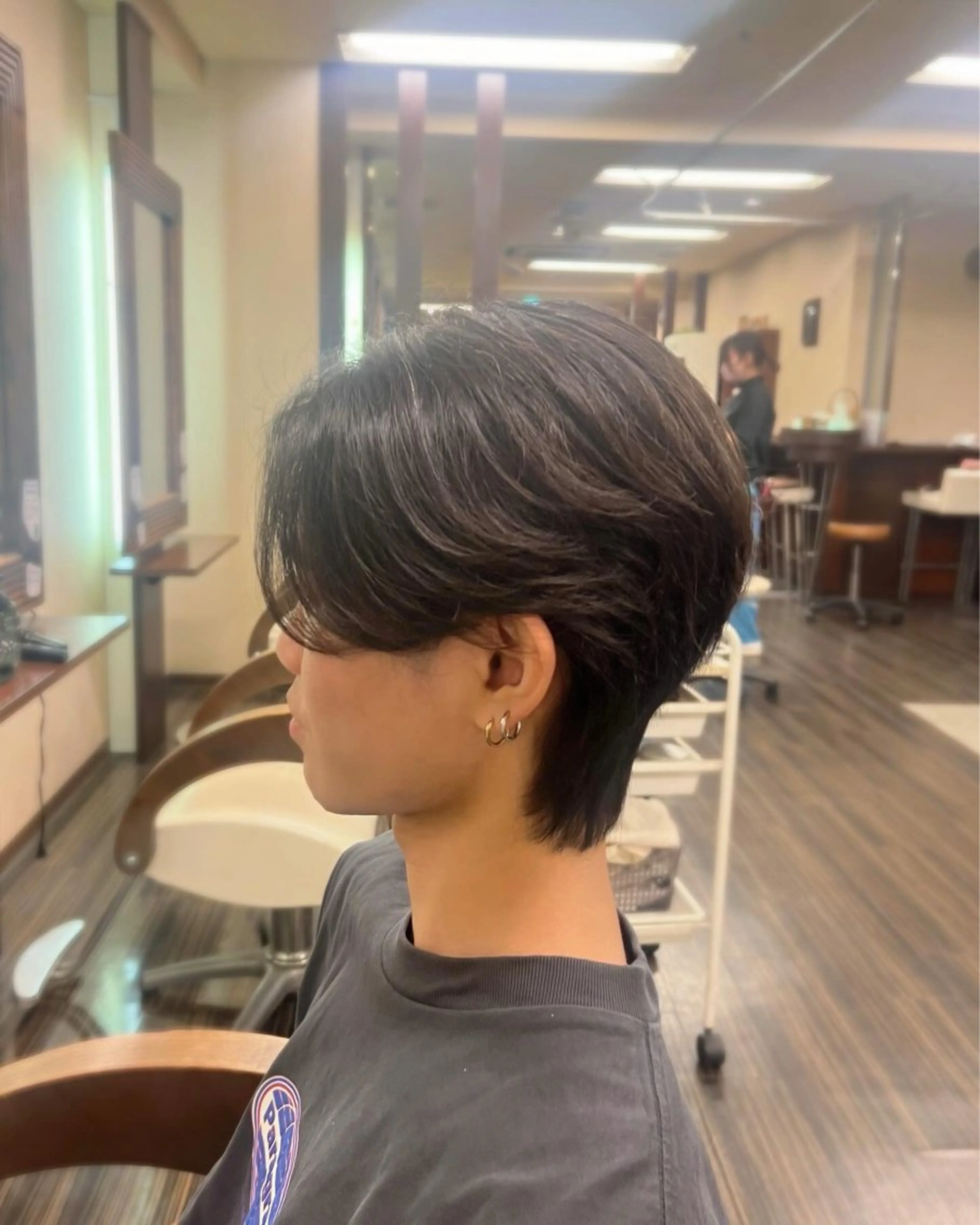 メンズ カット トリートメント 森 ハリス誠一のヘアスタイル