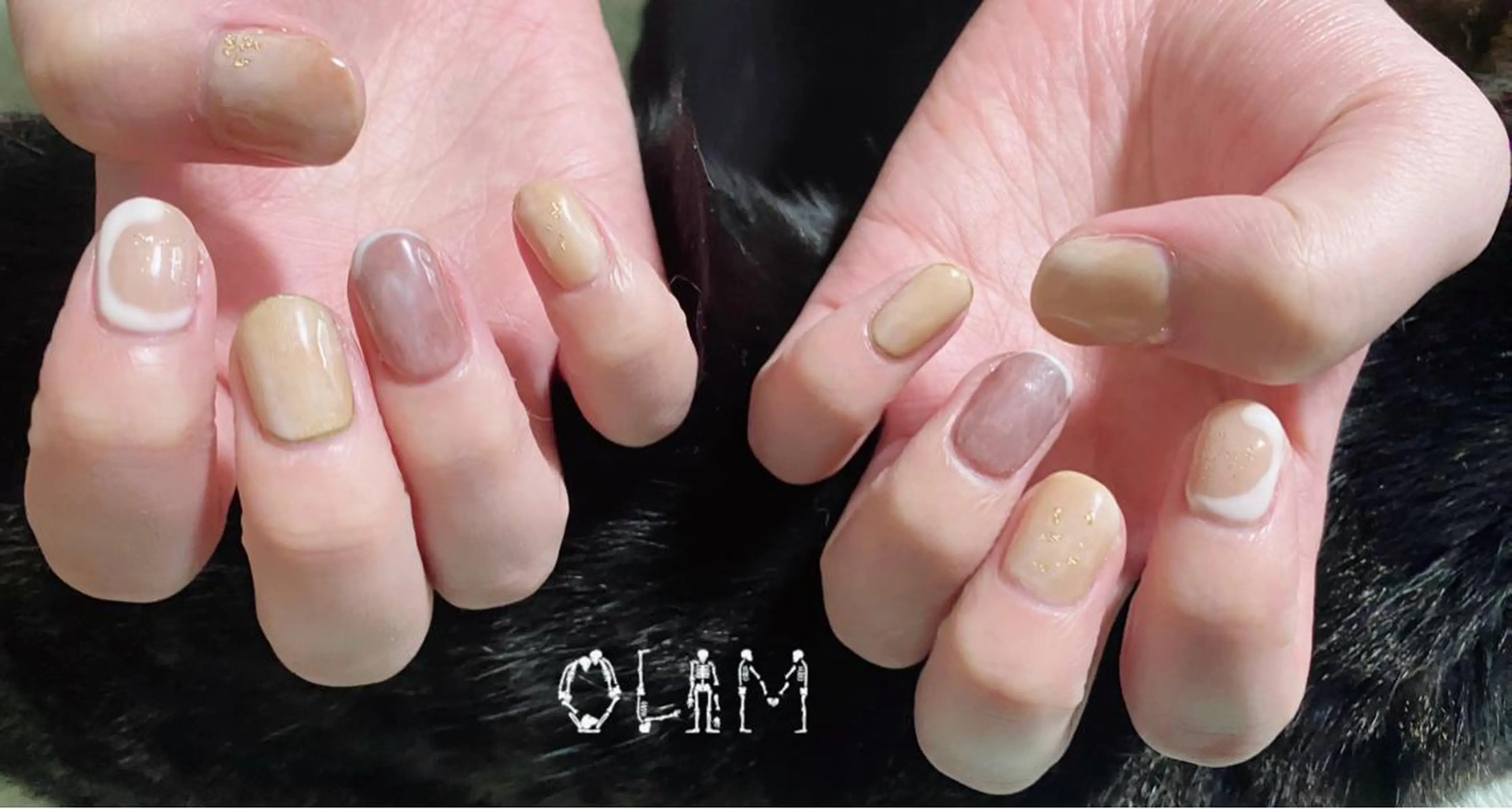 ネイル シンプルネイル ハンドネイル olim nailspaceのネイルデザイン