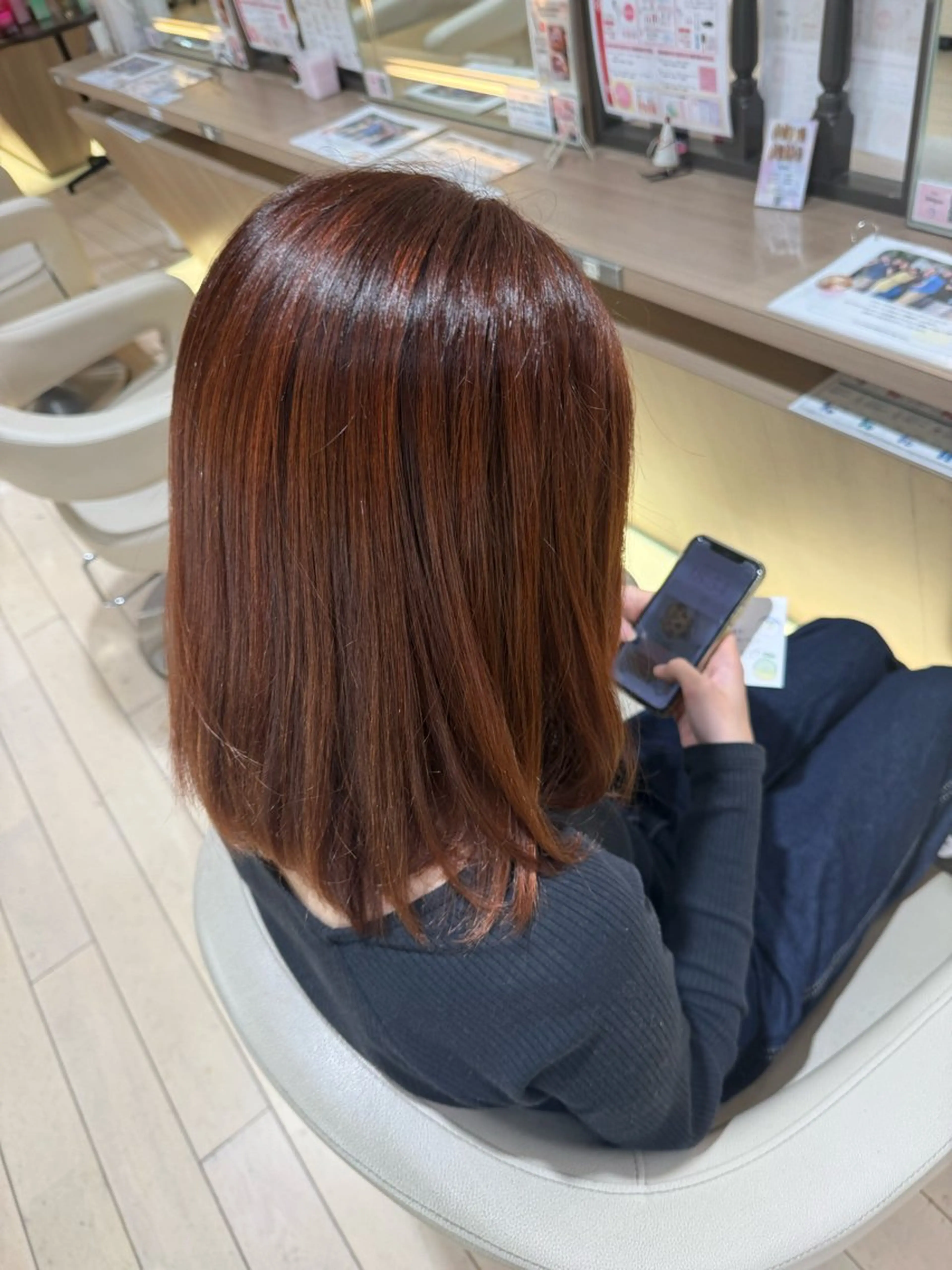 ミディアム 原田 彩希のヘアスタイル