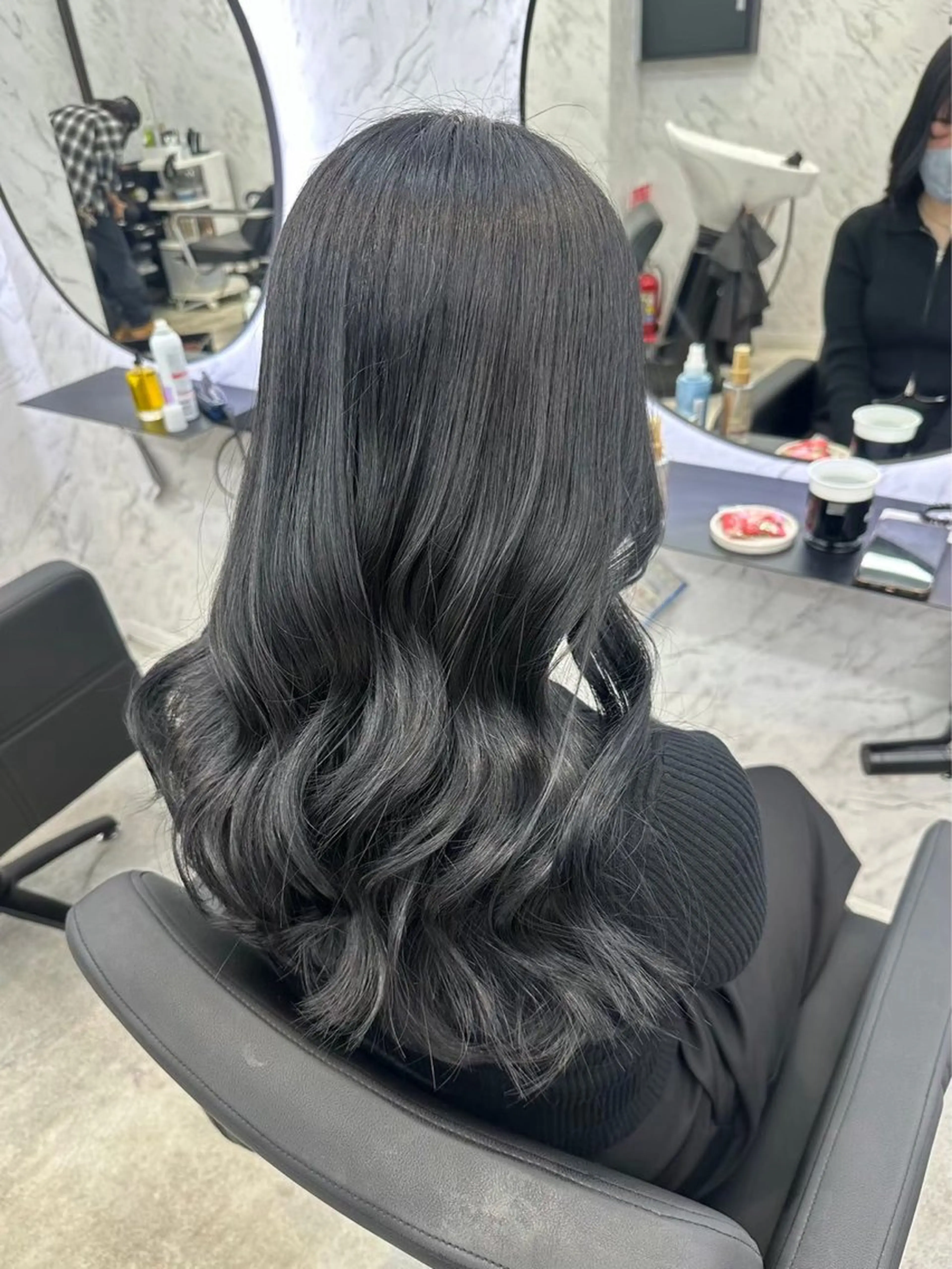 ロング カラー ヘアカラー トリートメント 韓国艶カラー 🇰🇷💎MIUのヘアスタイル