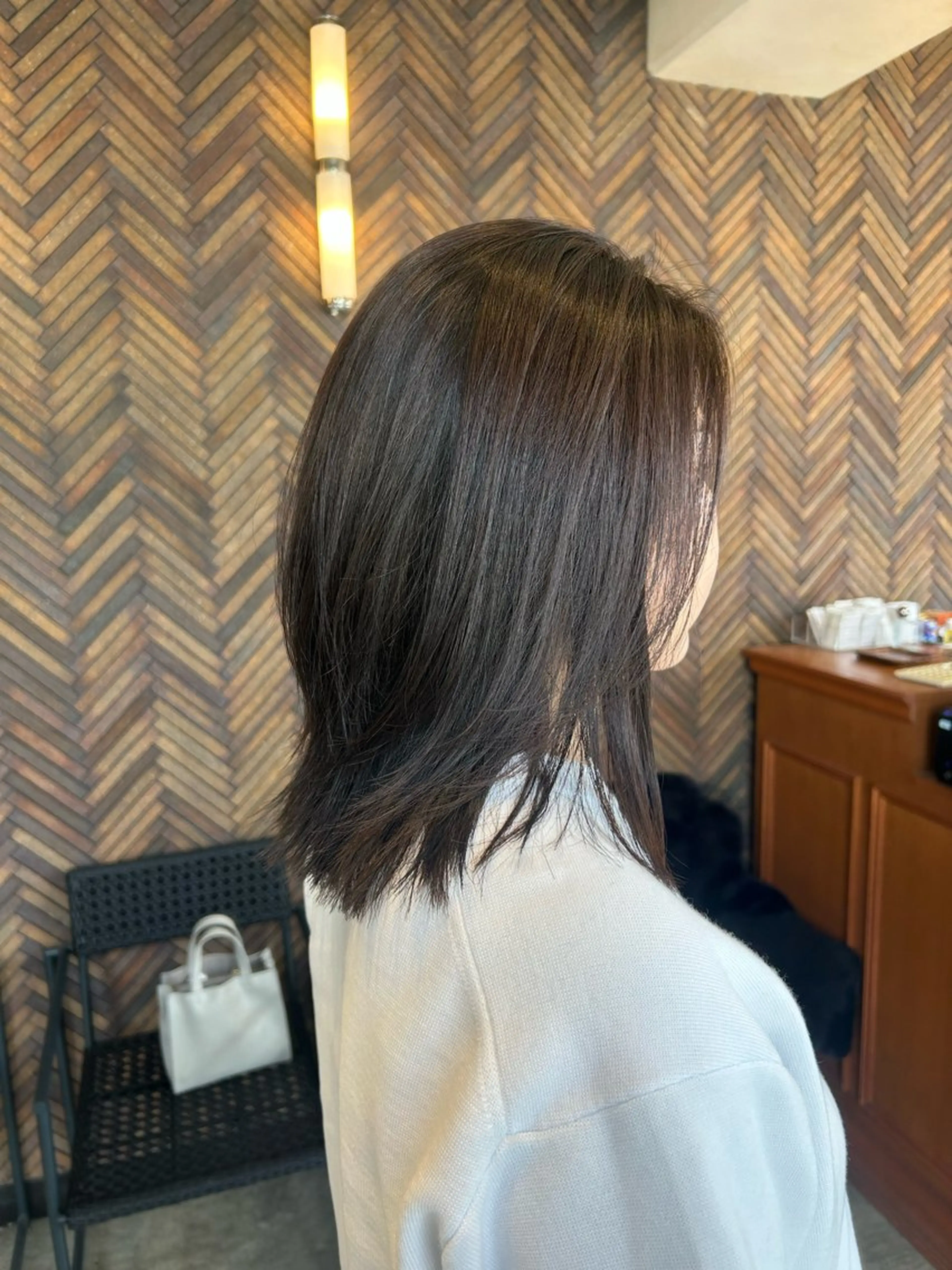 ミディアム カット トリートメント 艶カラー吉祥寺🌸 KAZUEのヘアスタイル