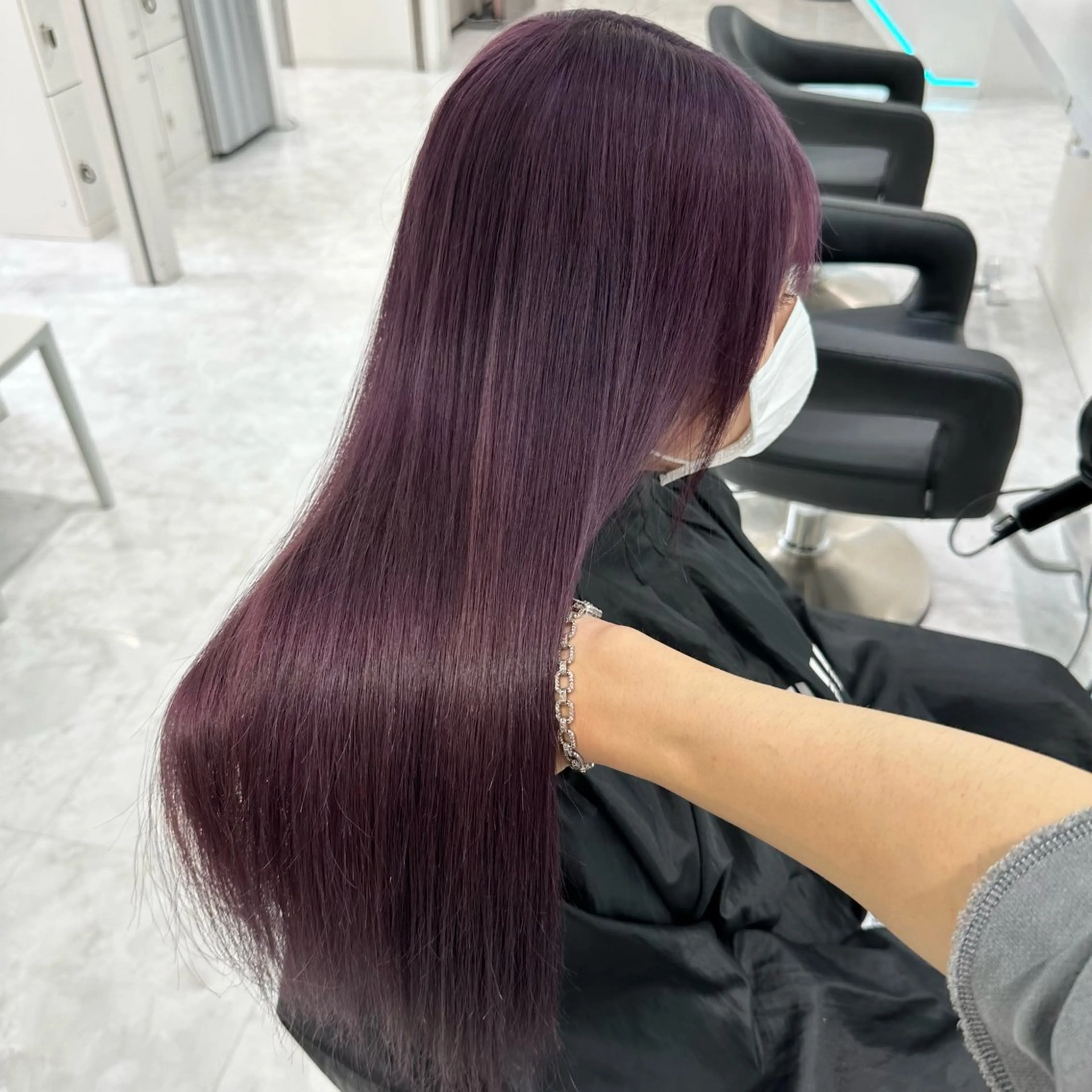 ミディアム カラー ヘアカラー ♡上品韓国髪♡ブラ ウン/SAYATOのヘアスタイル