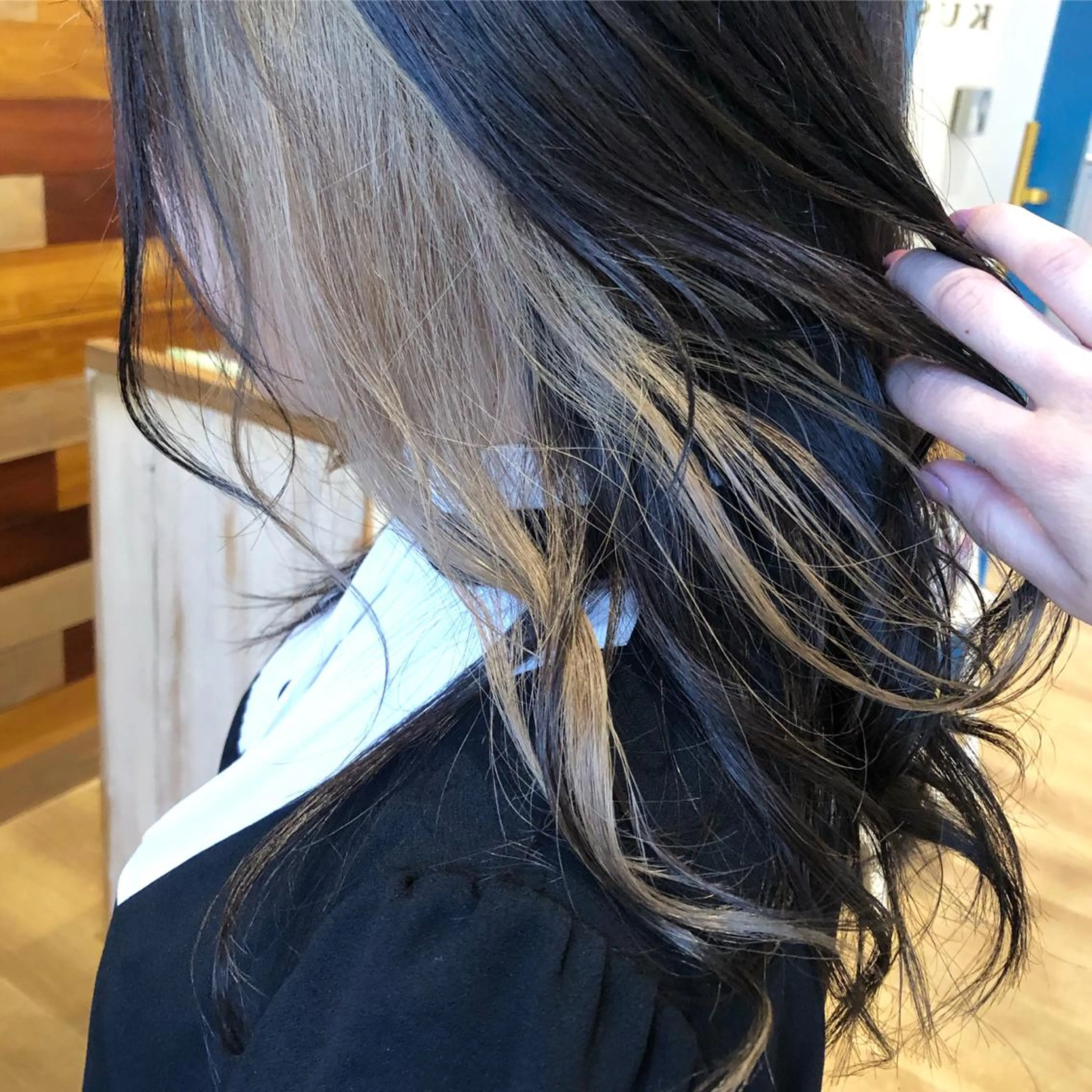 ロング カラー ヘアアレンジ ベージュカラー ブリーチ なつき/艶ピンク/ girly hairのヘアスタイル