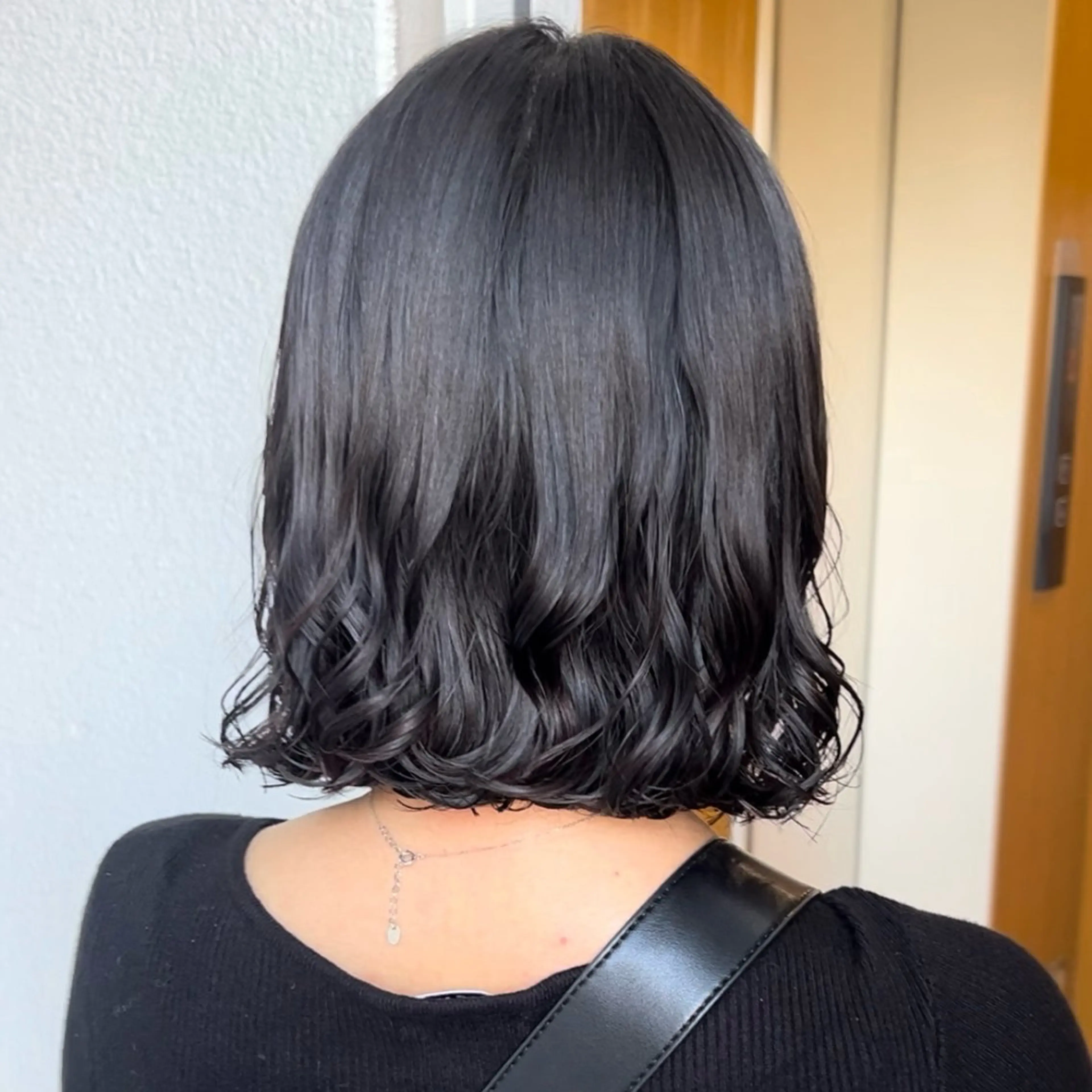 ミディアム カラー パーマ akane/ボブ /オリーブ/ブラウンのヘアスタイル