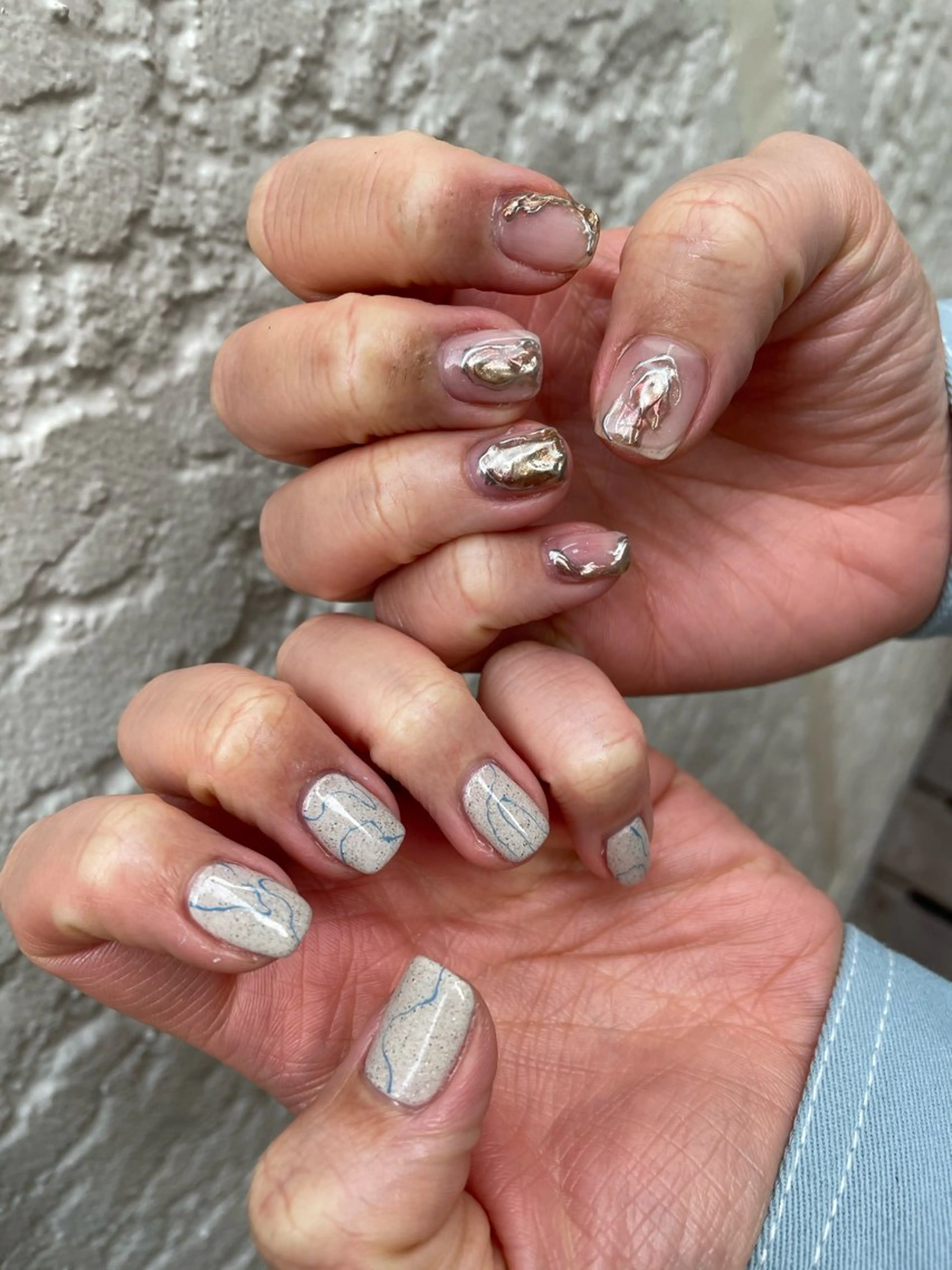 ネイル クリアネイル ミラーネイル ニュアンスネイル ハンドネイル フットネイル 🌕akuri🌖 nuance/専門のネイルデザイン