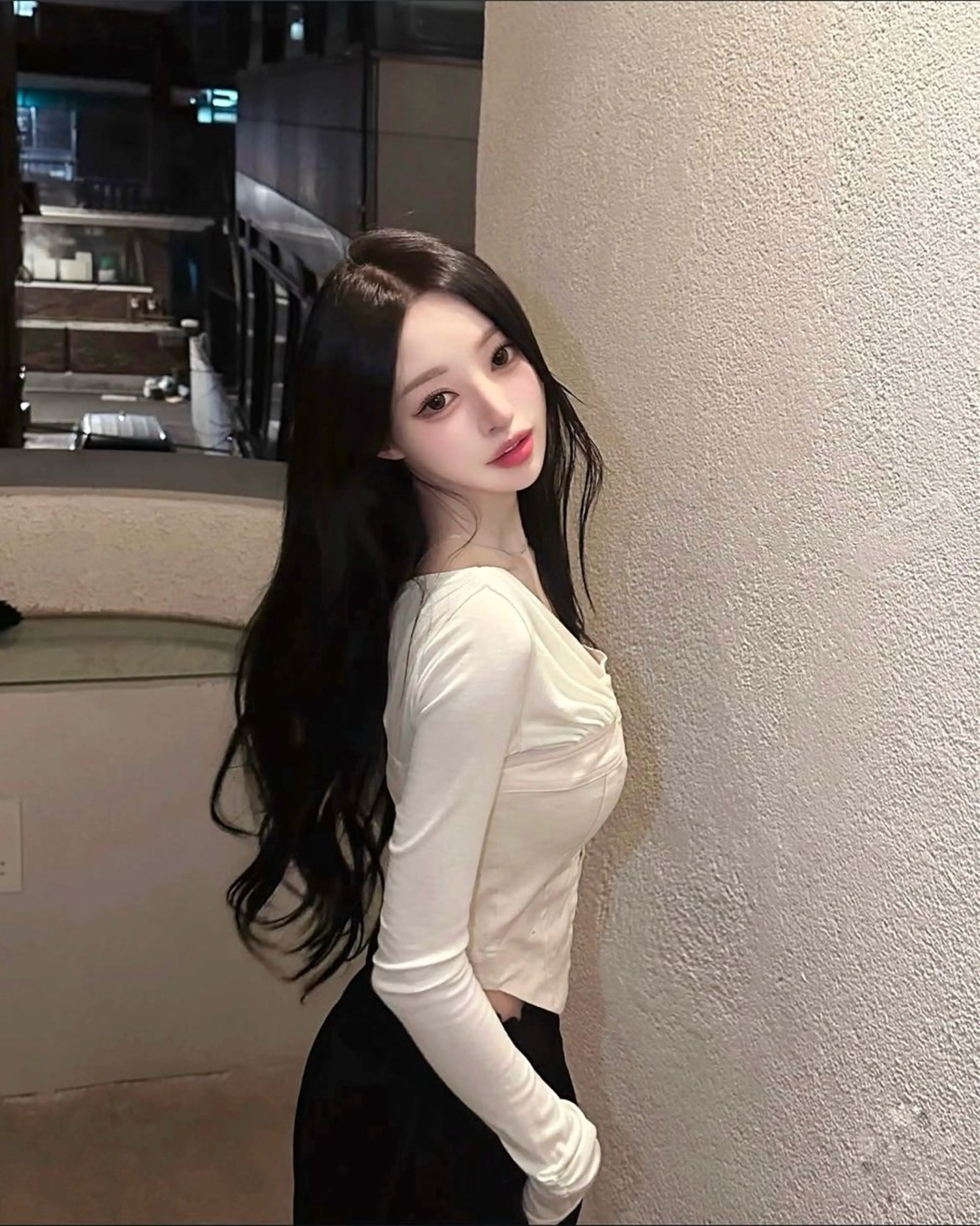 ロング カラー パーマ ヘアアレンジ メンズ キッズ カット ヘアカラー トリートメント ヘッドスパ ヘアセット 上品＆韓国風 🥀海心🥀のヘアスタイル