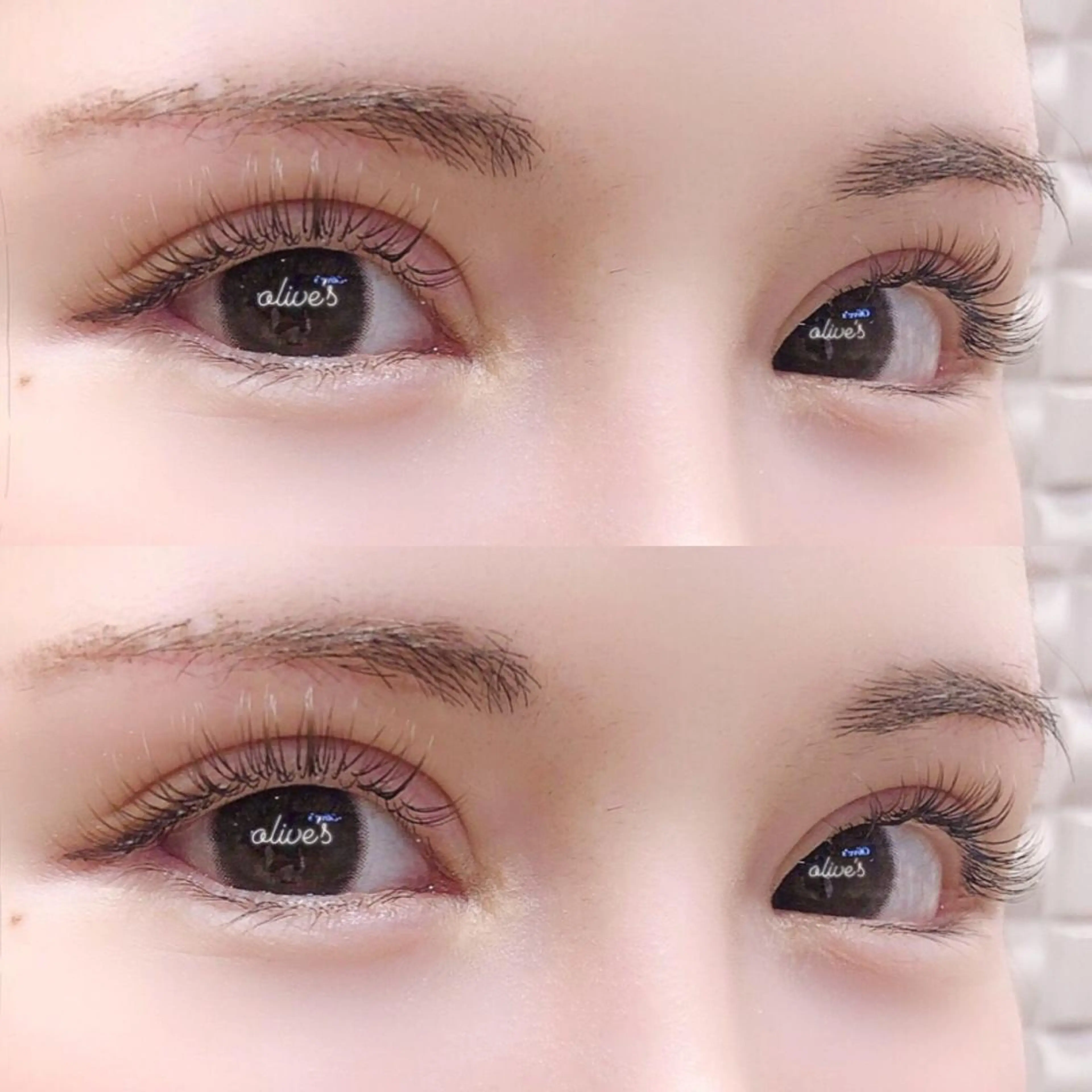 マツエク・マツパ カラーマツエク フラットラッシュ パリジェンヌラッシュリフト . mikuのマツエク・マツパデザイン