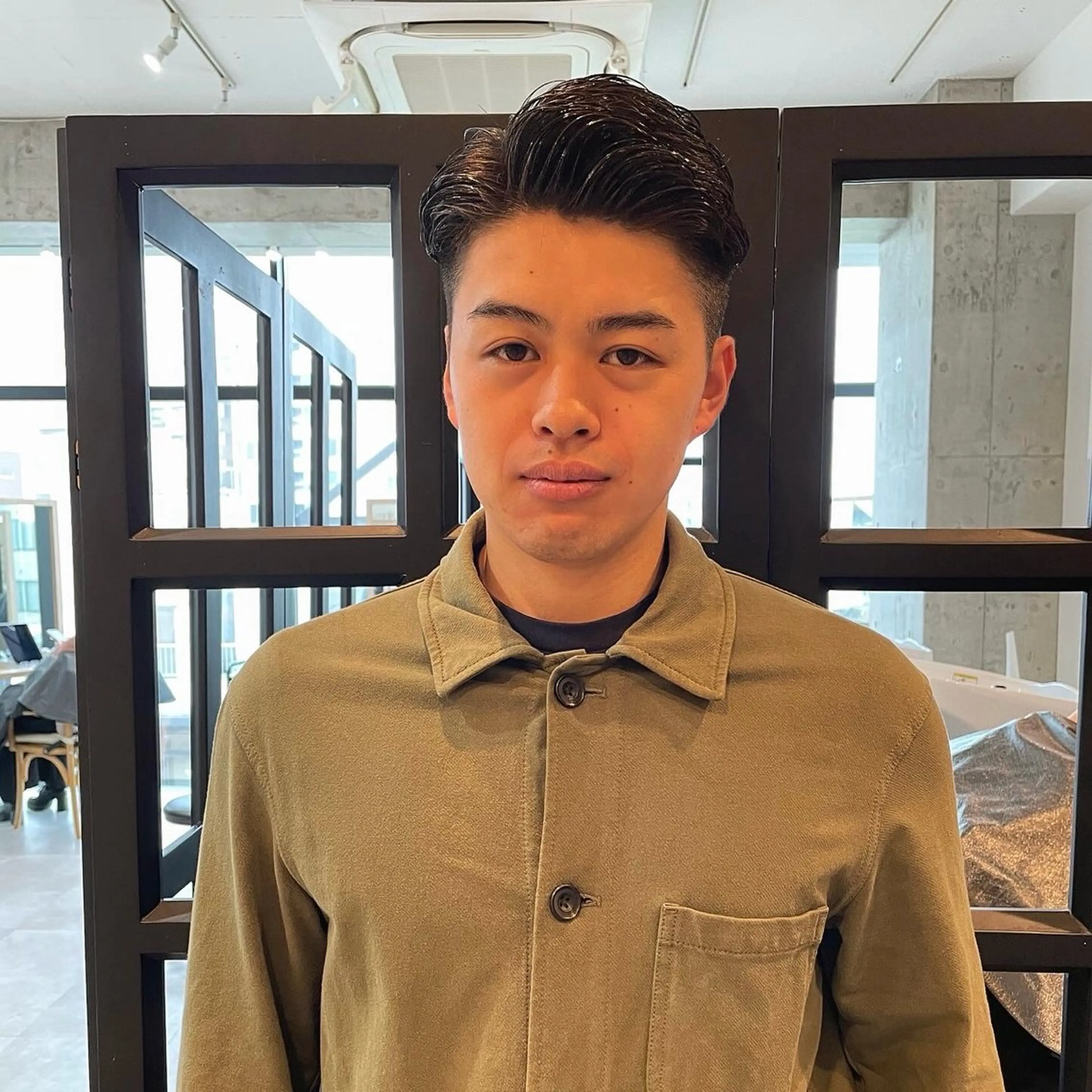 ショート メンズ 七三 メンズショート 刈り上げ ショートヘア カット 堀江将太朗/恵比寿/ メンズカットのヘアスタイル