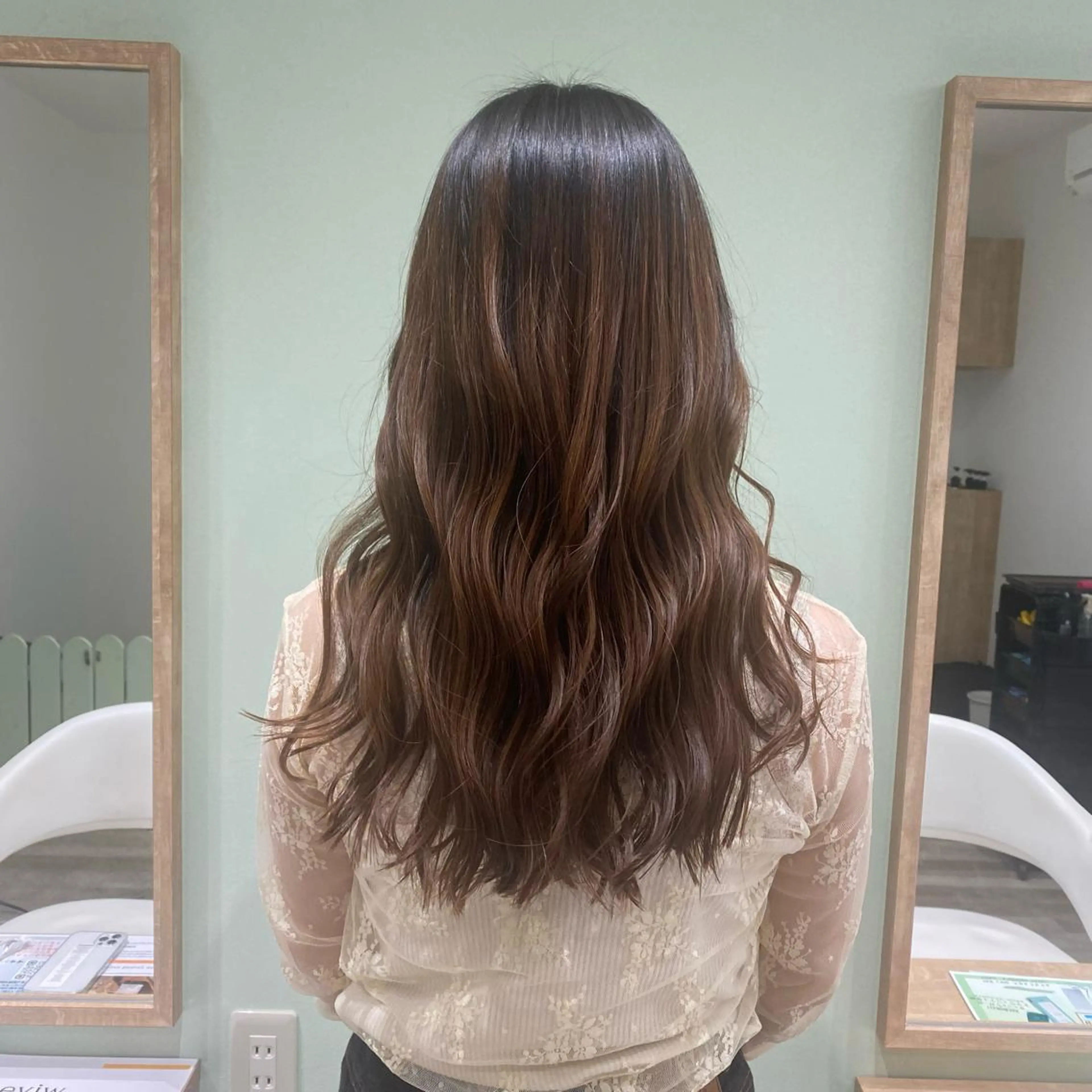 ロング レイヤーカット ase.糸島店所属・UEDA AYAのヘアスタイル