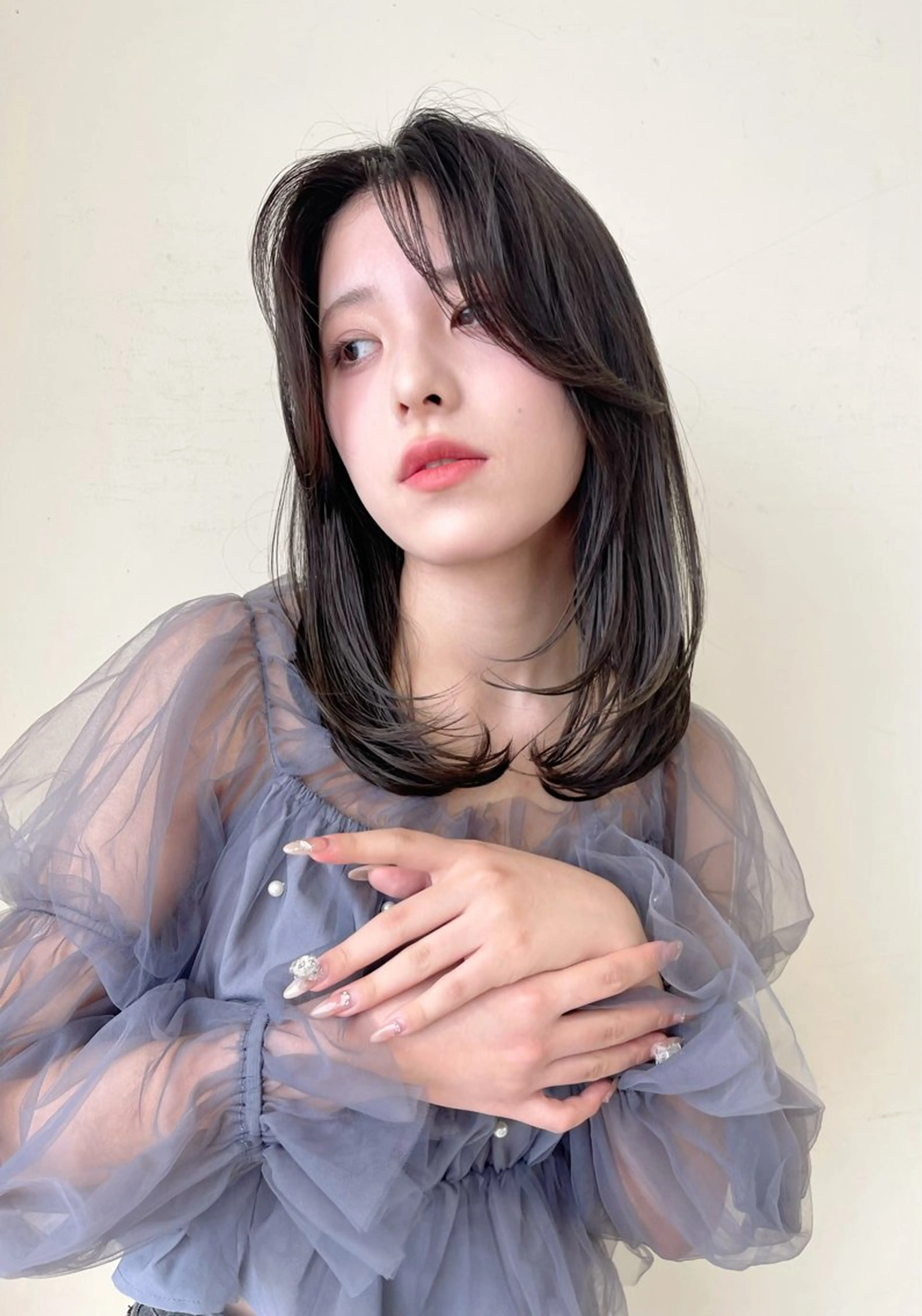 セミロング Happiness王寺所属・髪質改善カラー 🫧萩原のヘアスタイル