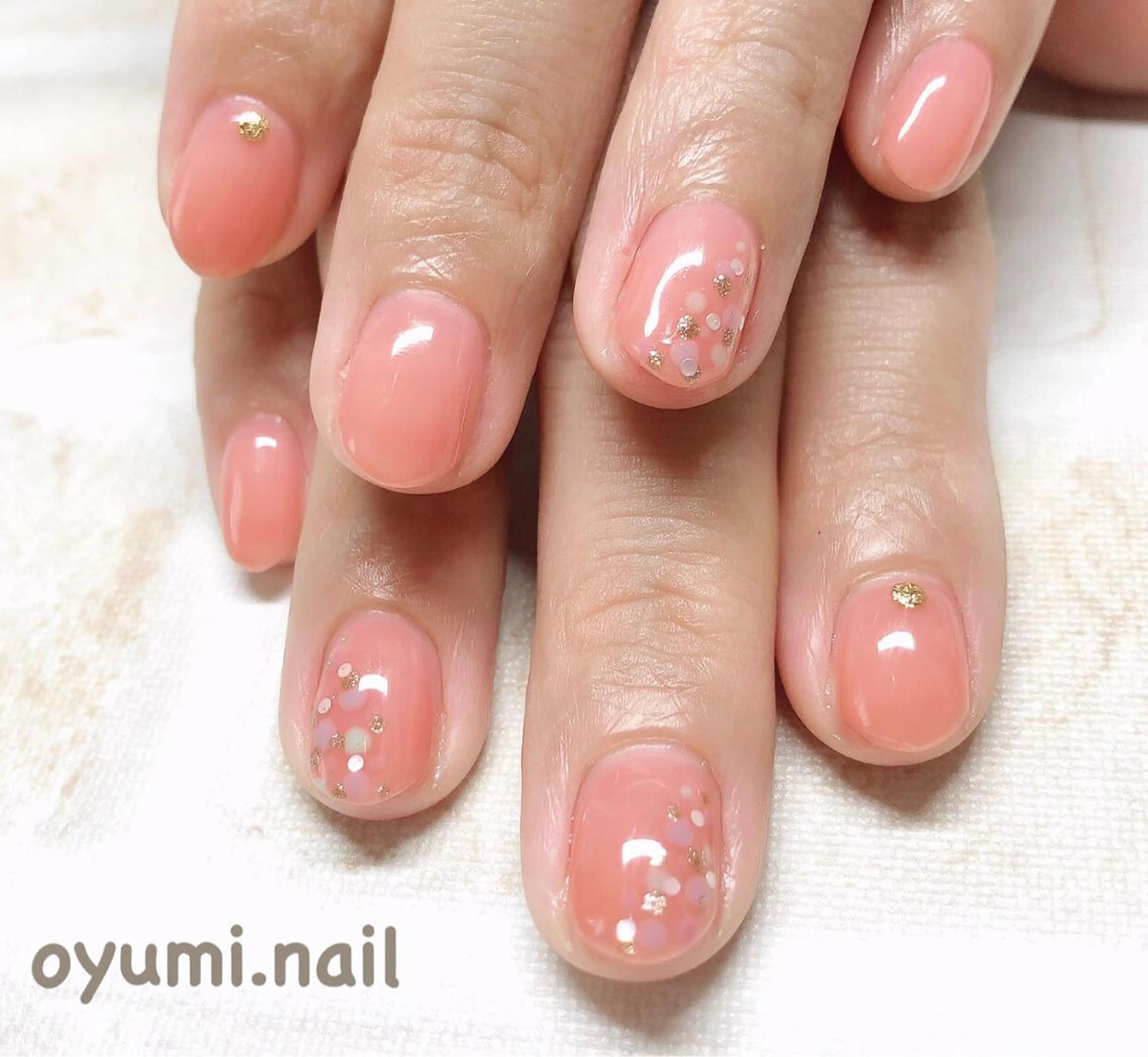 ネイル アートネイル ジェルネイル グラデーション パラジェル ハンドネイル ハンドケア takanashi yumiのネイルデザイン