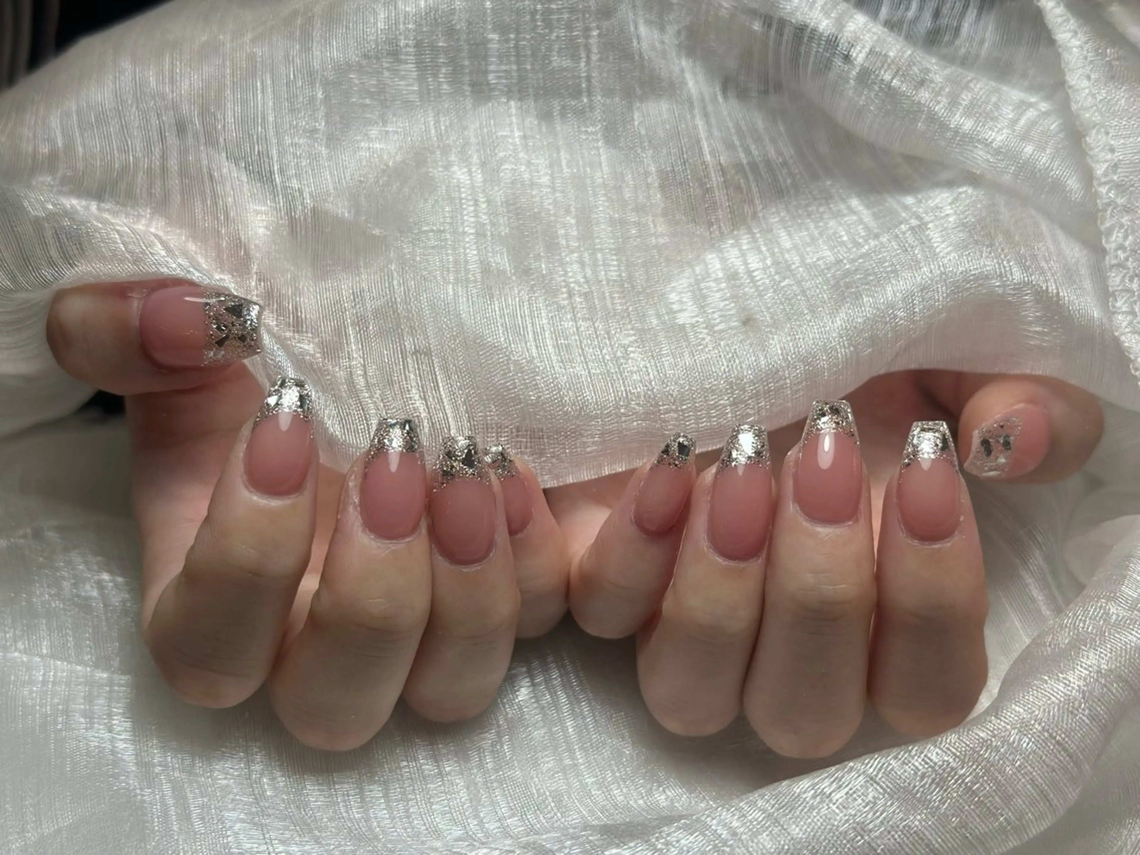 ネイル アートネイル 成人式 ジェルネイル ニュアンスネイル 夏ネイル ハンドネイル Nienail_ Luxeのネイルデザイン