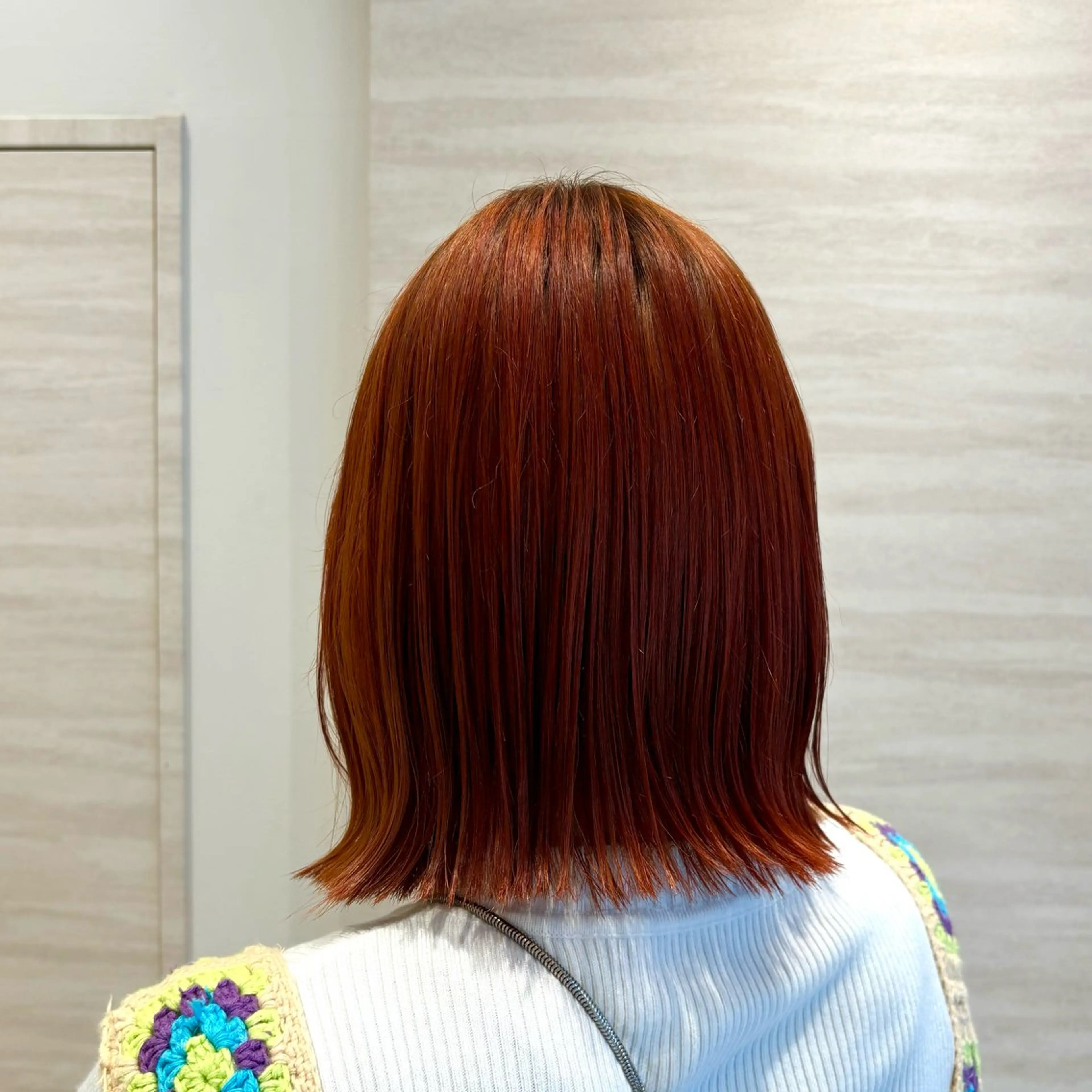 ショート カラー ヘアカラー Ｆ.まひろ🎀 暖色カラー／ベージュのヘアスタイル