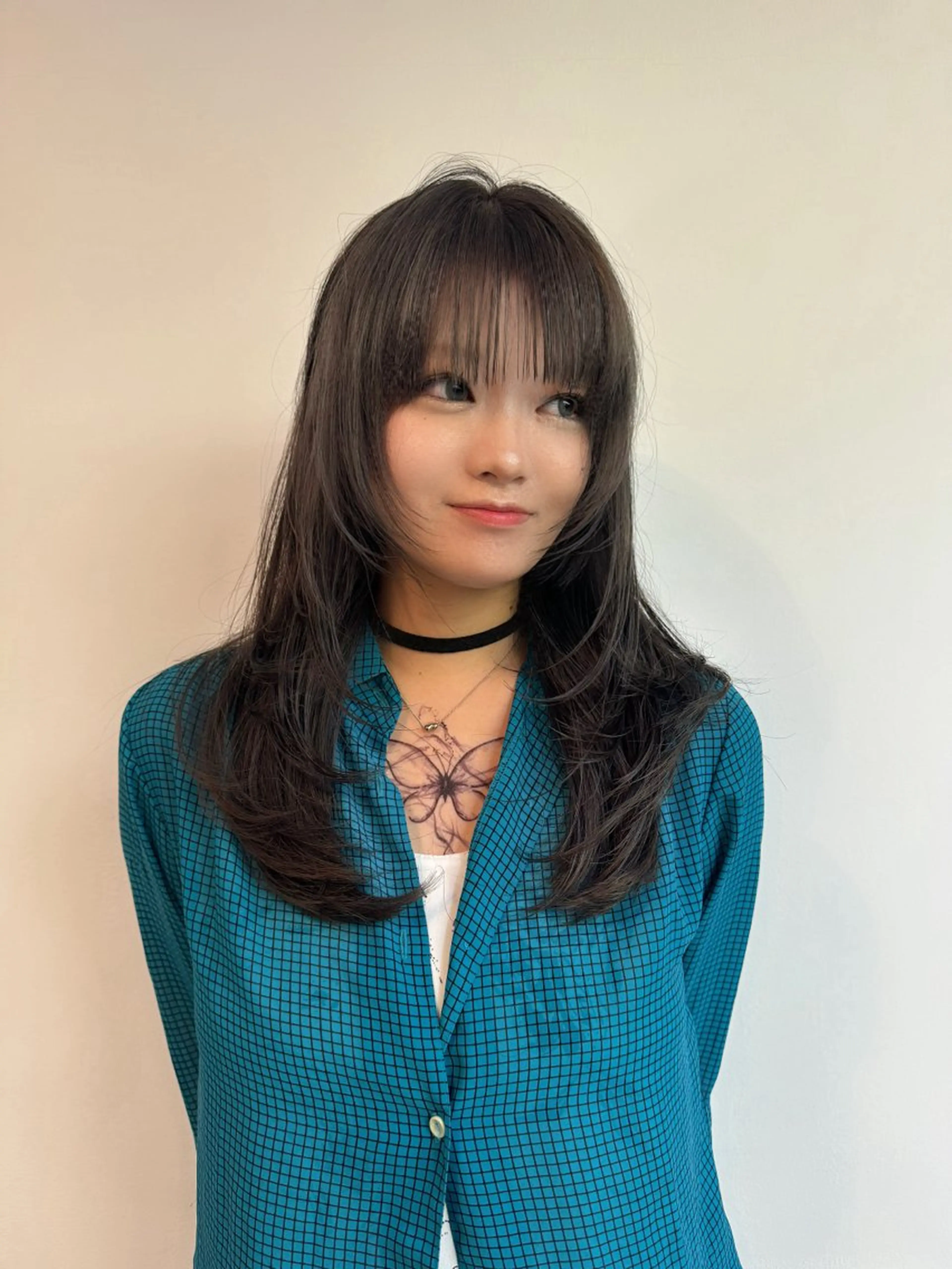 セミロング カット ヘアカラー トリートメント ルース立川所属・udaハイトーン /ボブ/レイヤーのヘアスタイル