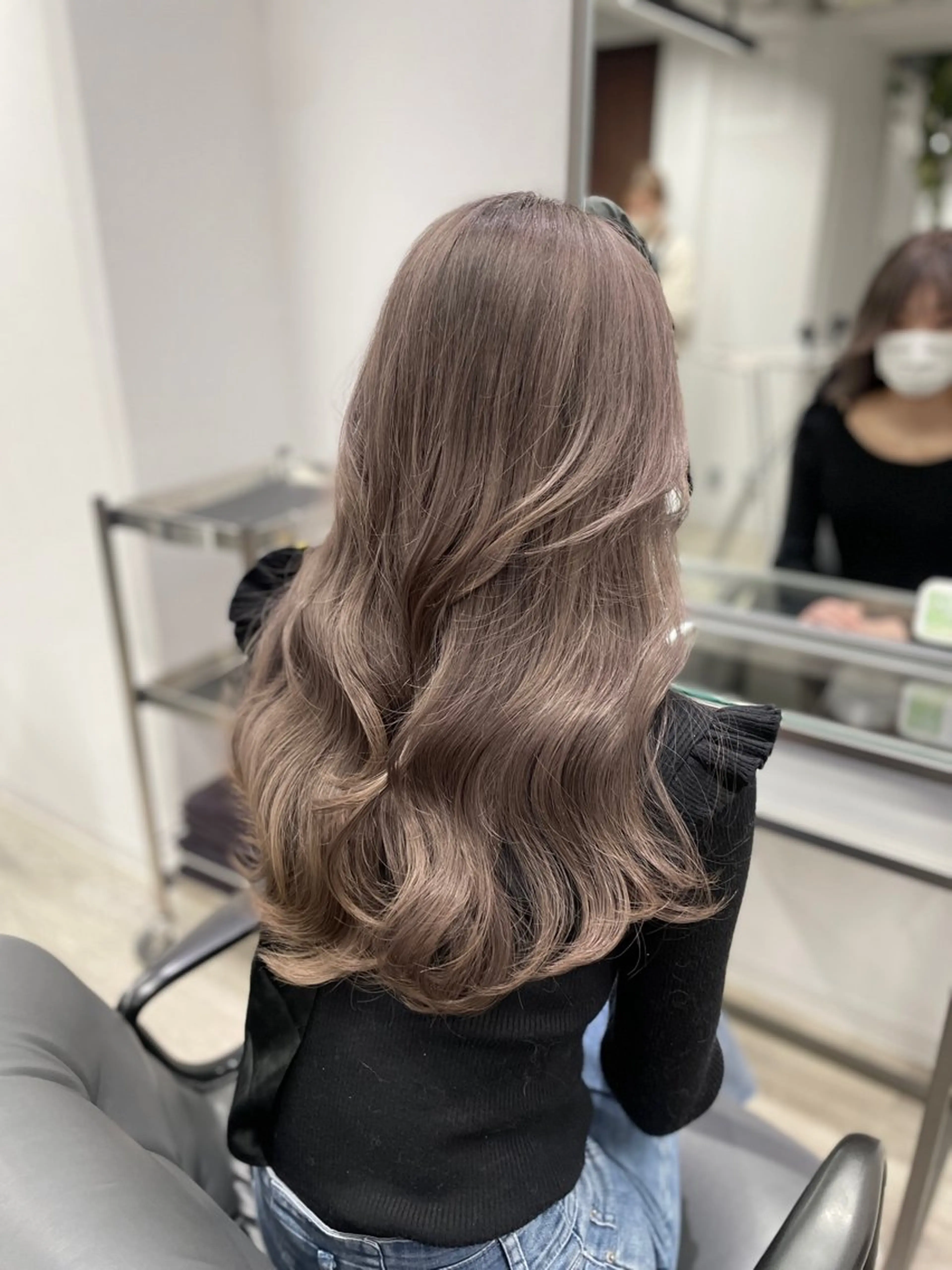 ロング カラー カット ヘアカラー トリートメント カラー指名No.1 土井新治❄️のヘアスタイル