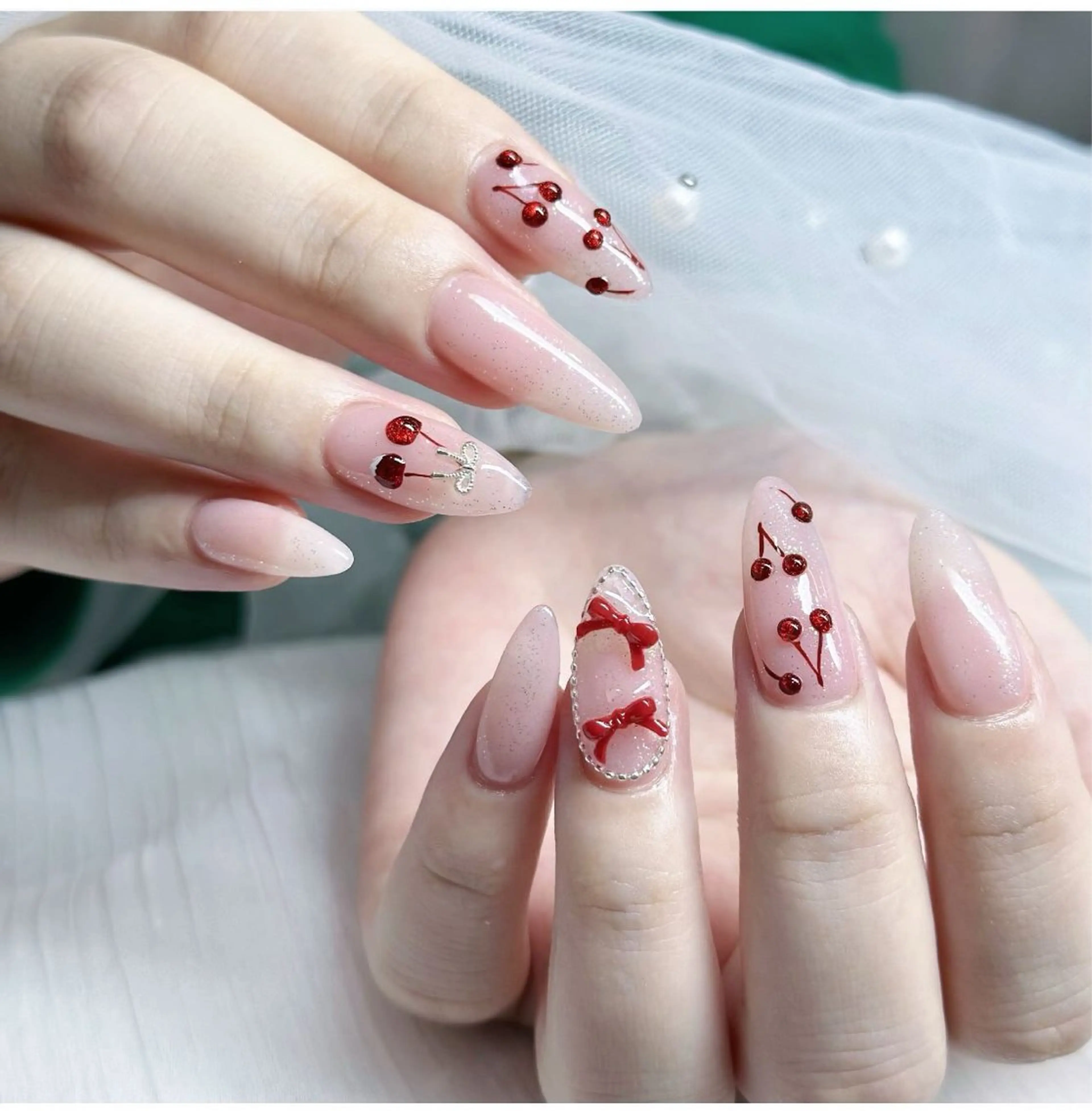 ネイル アートネイル 長さ出し ジェルネイル マグネットネイル ニュアンスネイル ハンドネイル KIM キムのネイルデザイン