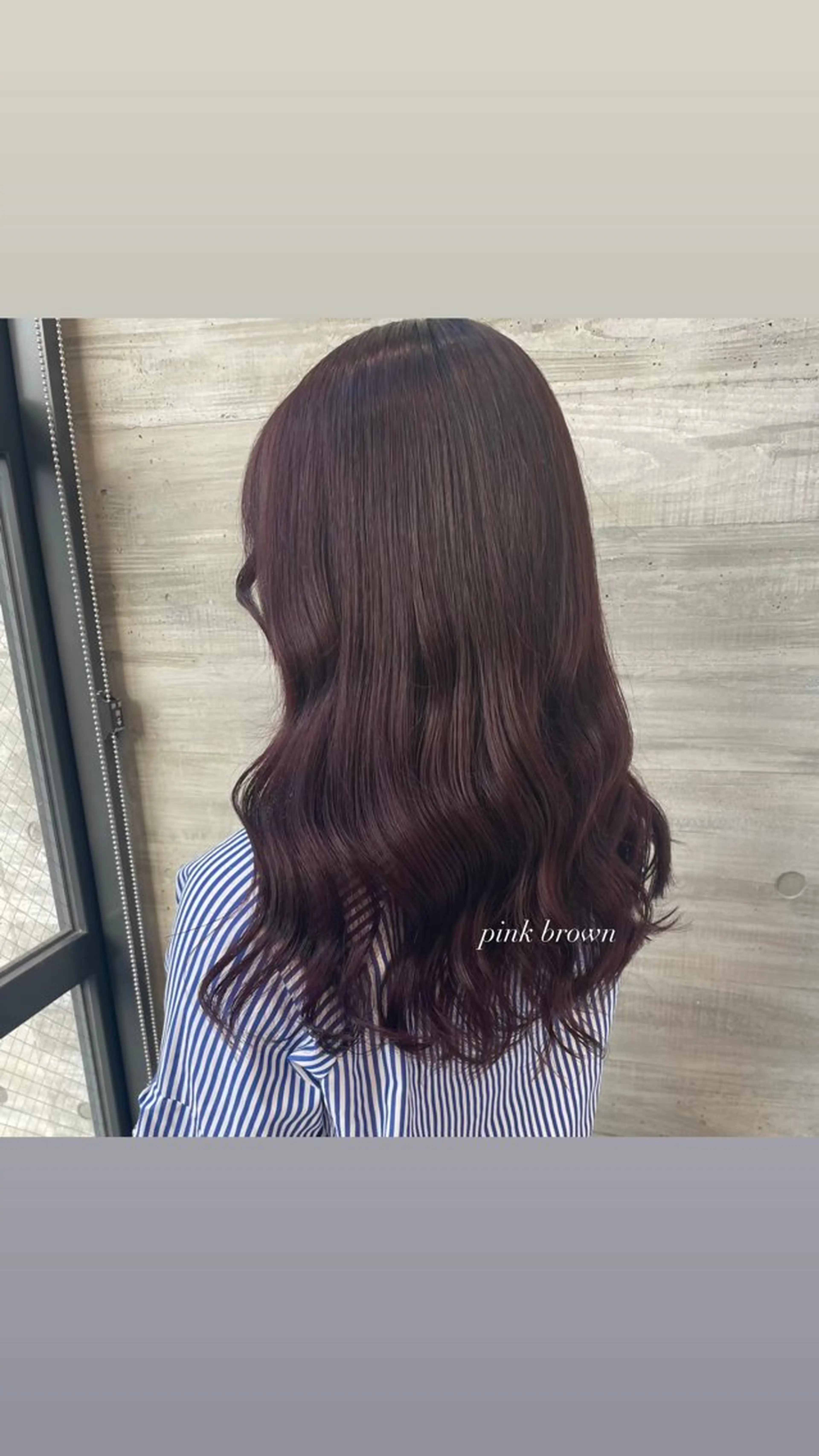セミロング ヘアカラー ParveMix 宮﨑 梨里のヘアスタイル