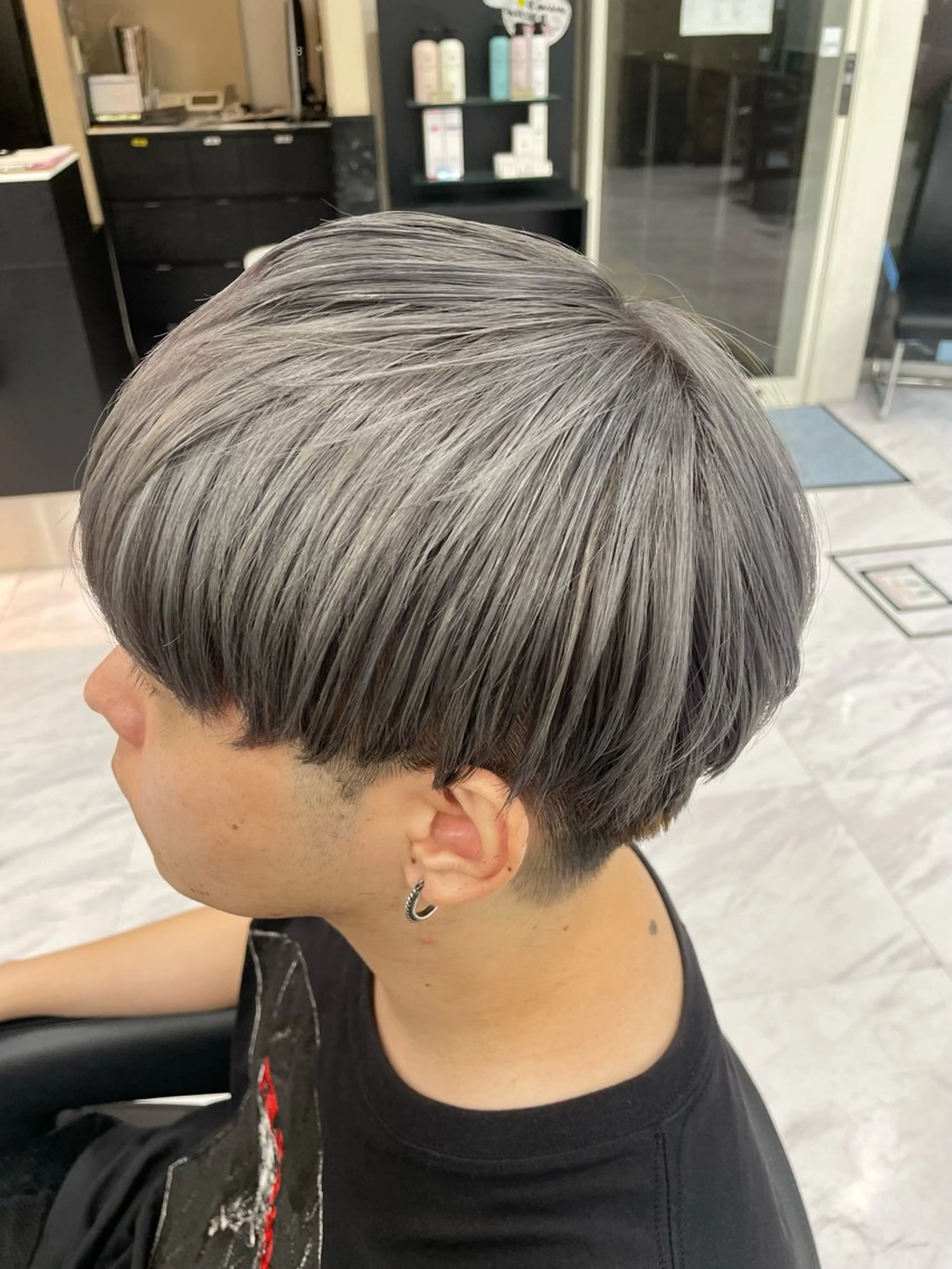 カラー メンズ カット ヘアカラー トリートメント 🐥くまがい💛 ダブルカラー／パーマのヘアスタイル
