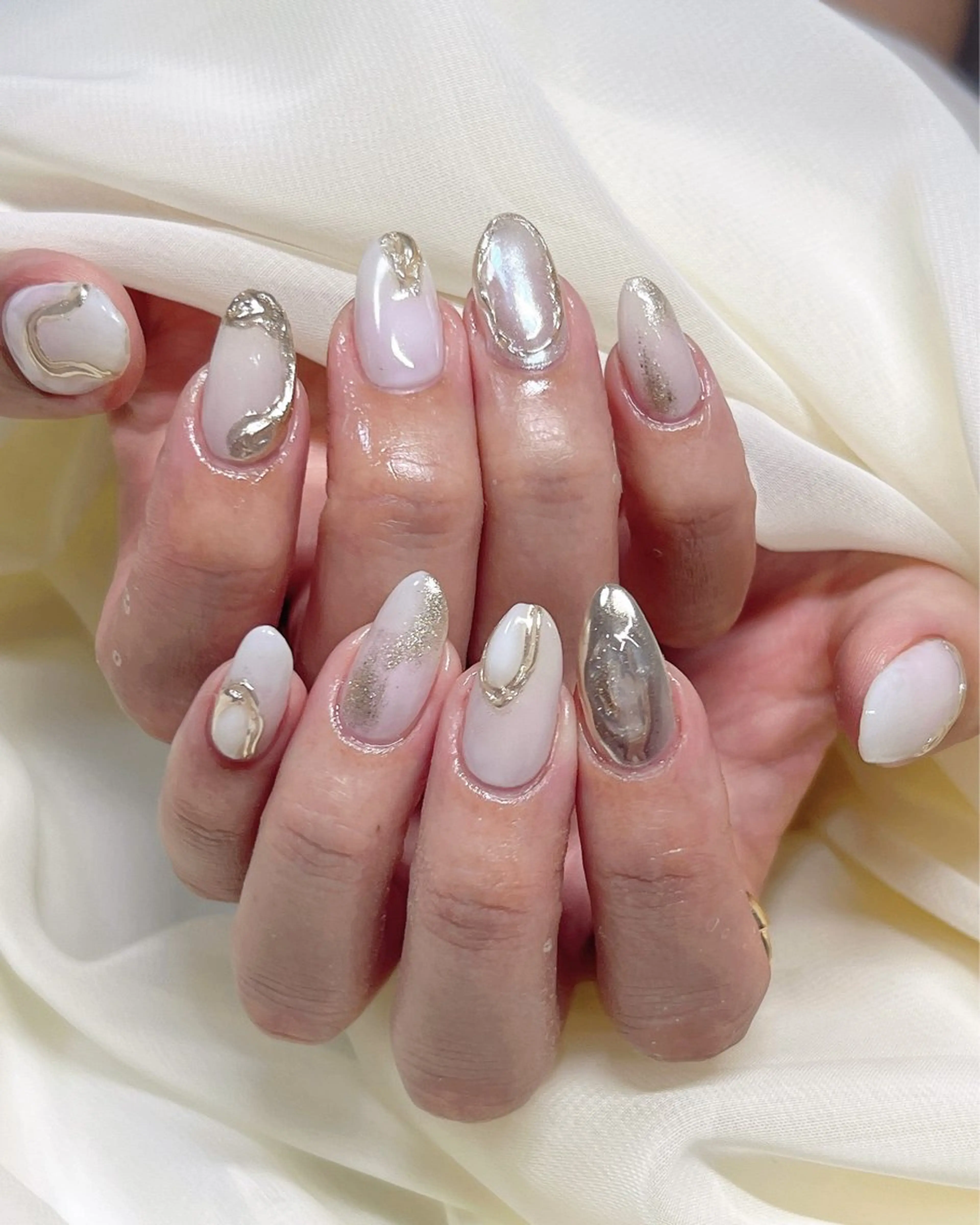 ネイル 持ち込み ニュアンスネイル nail salon MUAのネイルデザイン