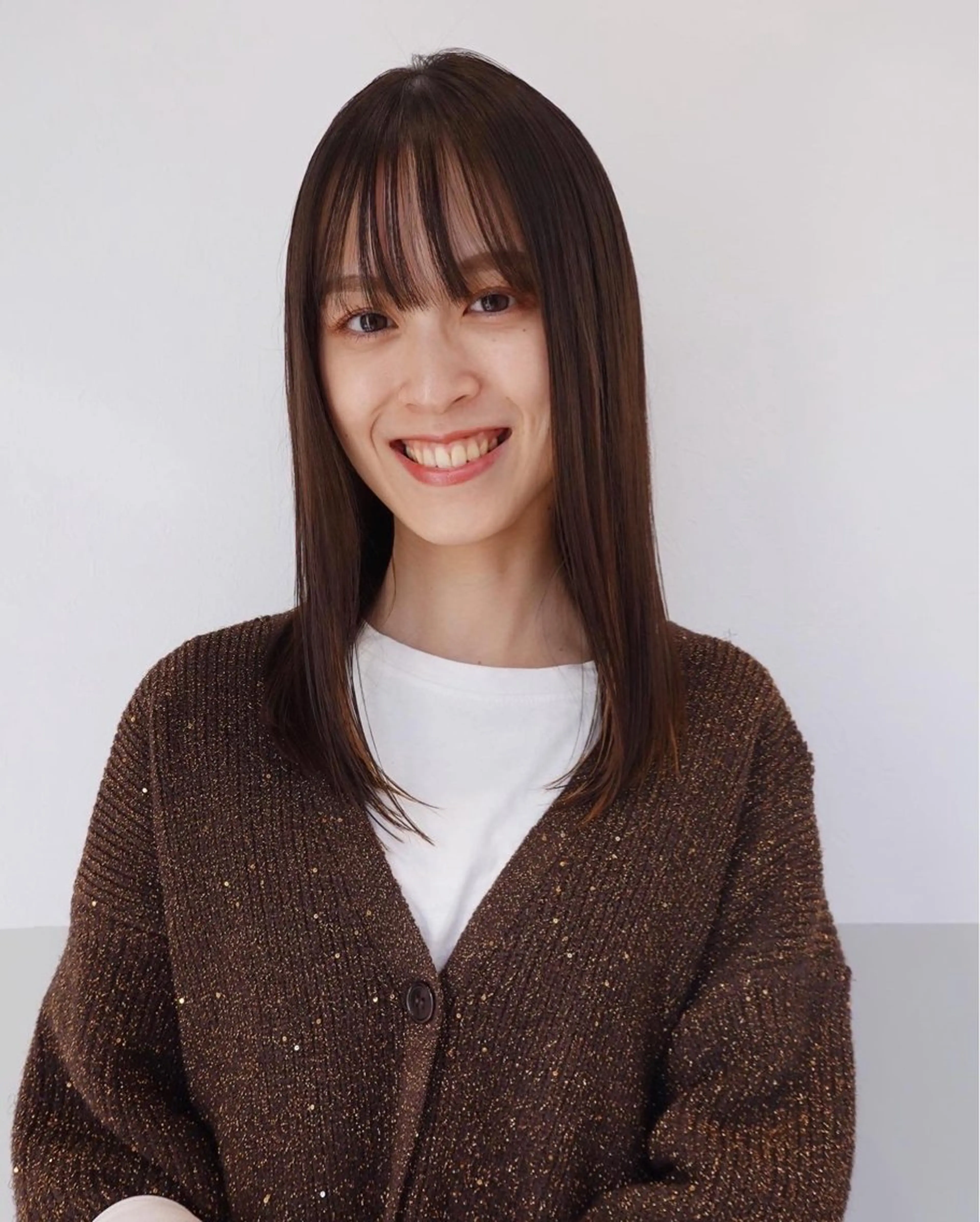 セミロング カラー カット ヘアカラー トリートメント ヘッドスパ 自由が丘最多の口コミ 美容師✨生板🌿のヘアスタイル