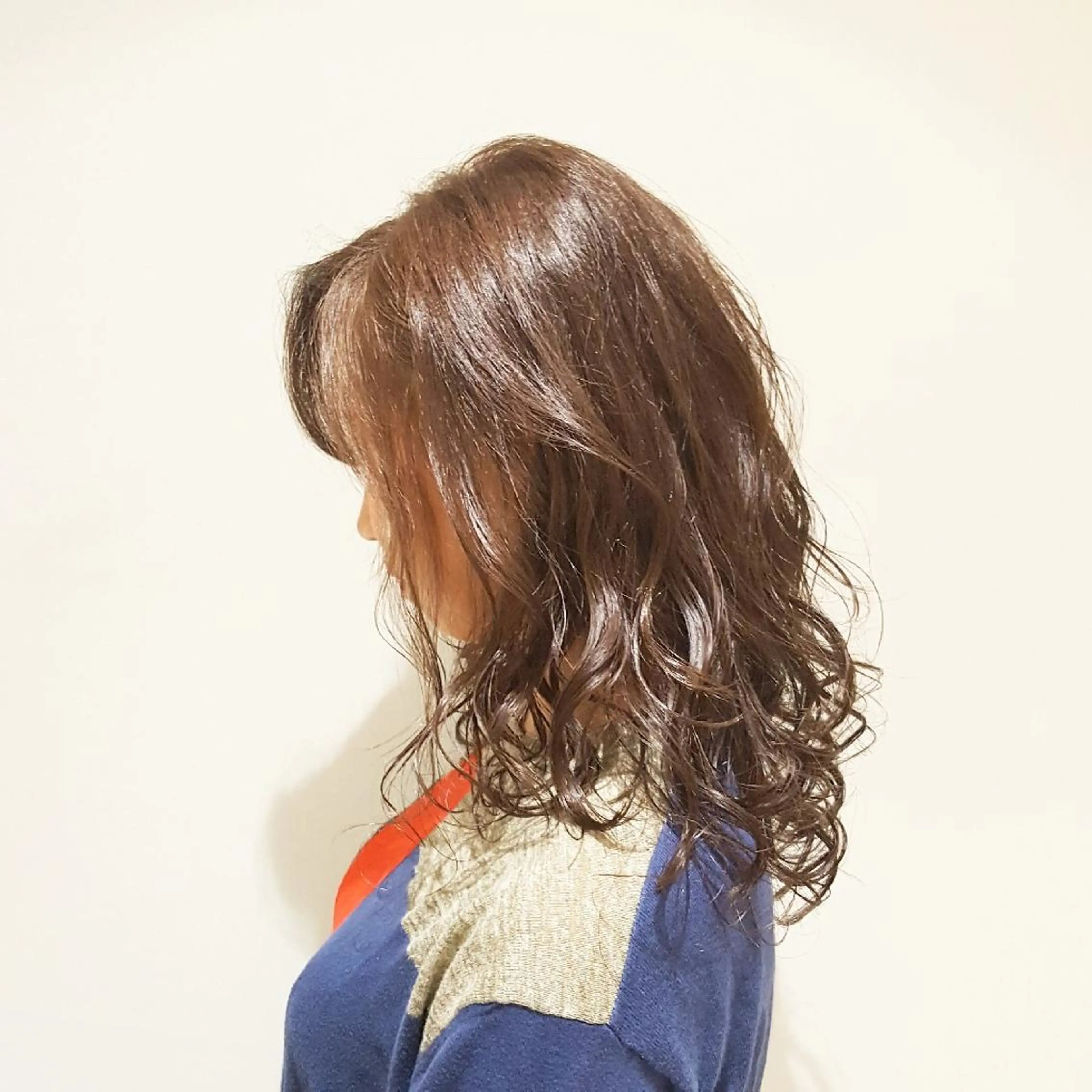 カラー セミロング ヘアカラー トリートメント 美髪⭐︎髪質改善 井上　康司のヘアスタイル