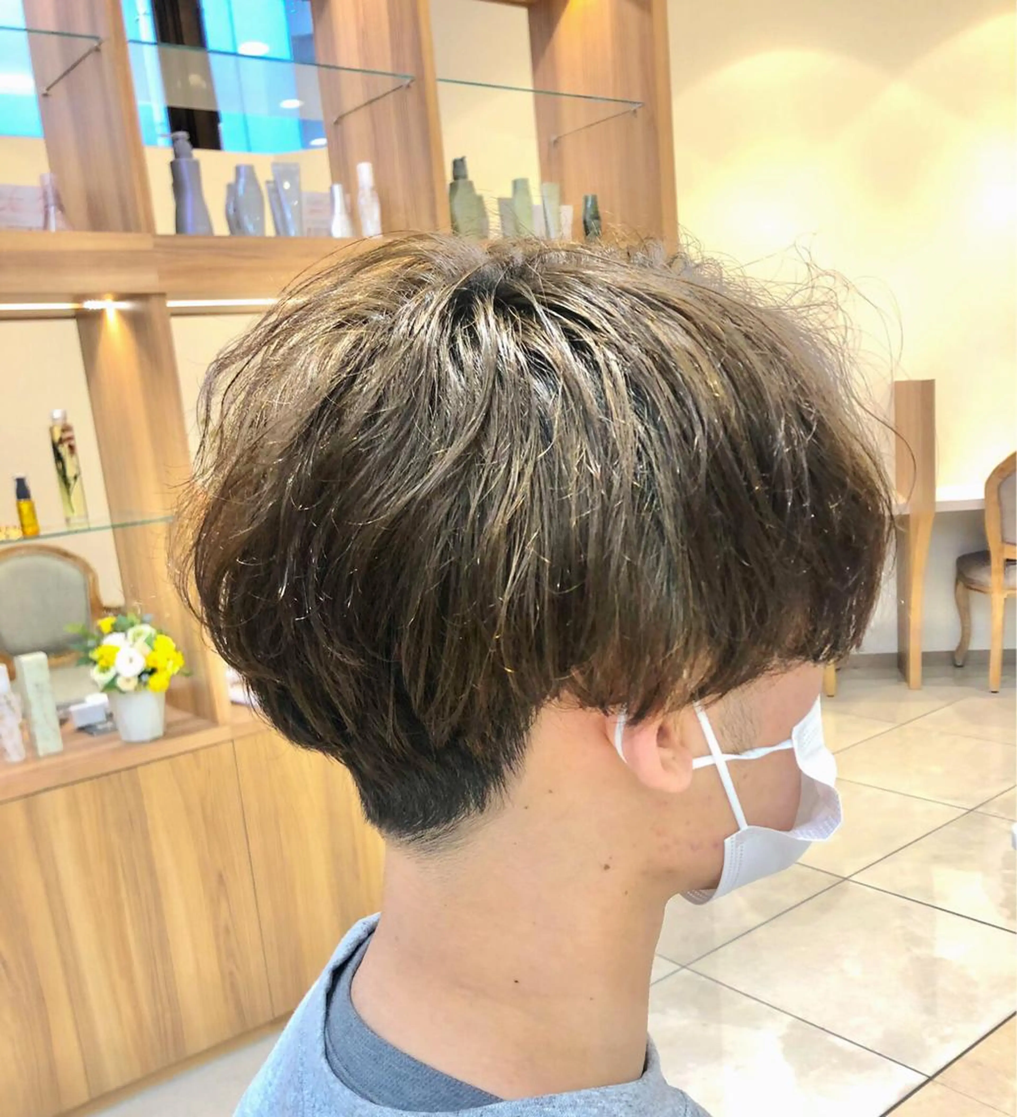 ショート パーマ 小林 優太　メンズパーマ✨のヘアスタイル
