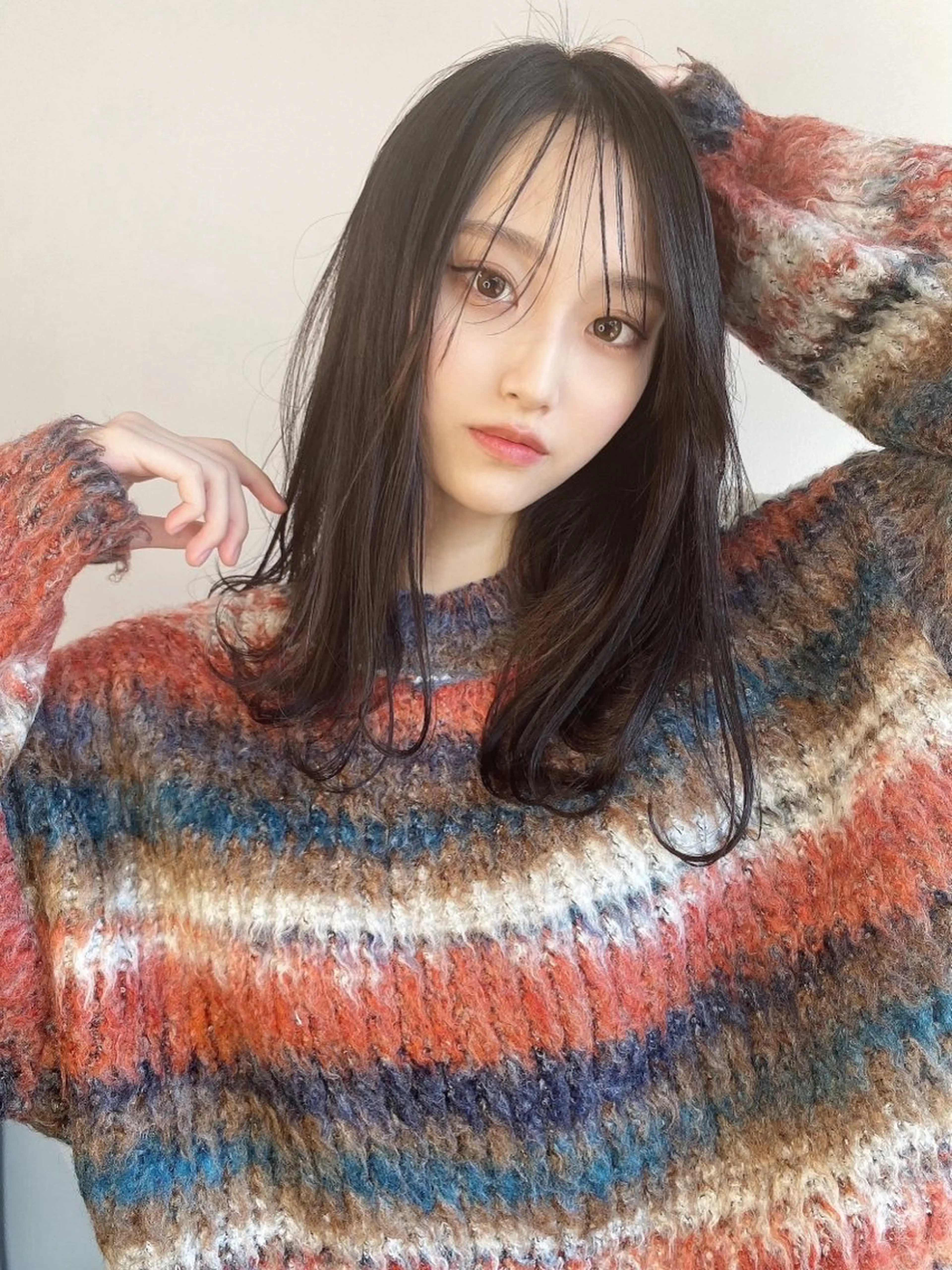 セミロング カラー カット ヘアカラー トリートメント ブリーチ/髪質改善/ Shori/店長のヘアスタイル