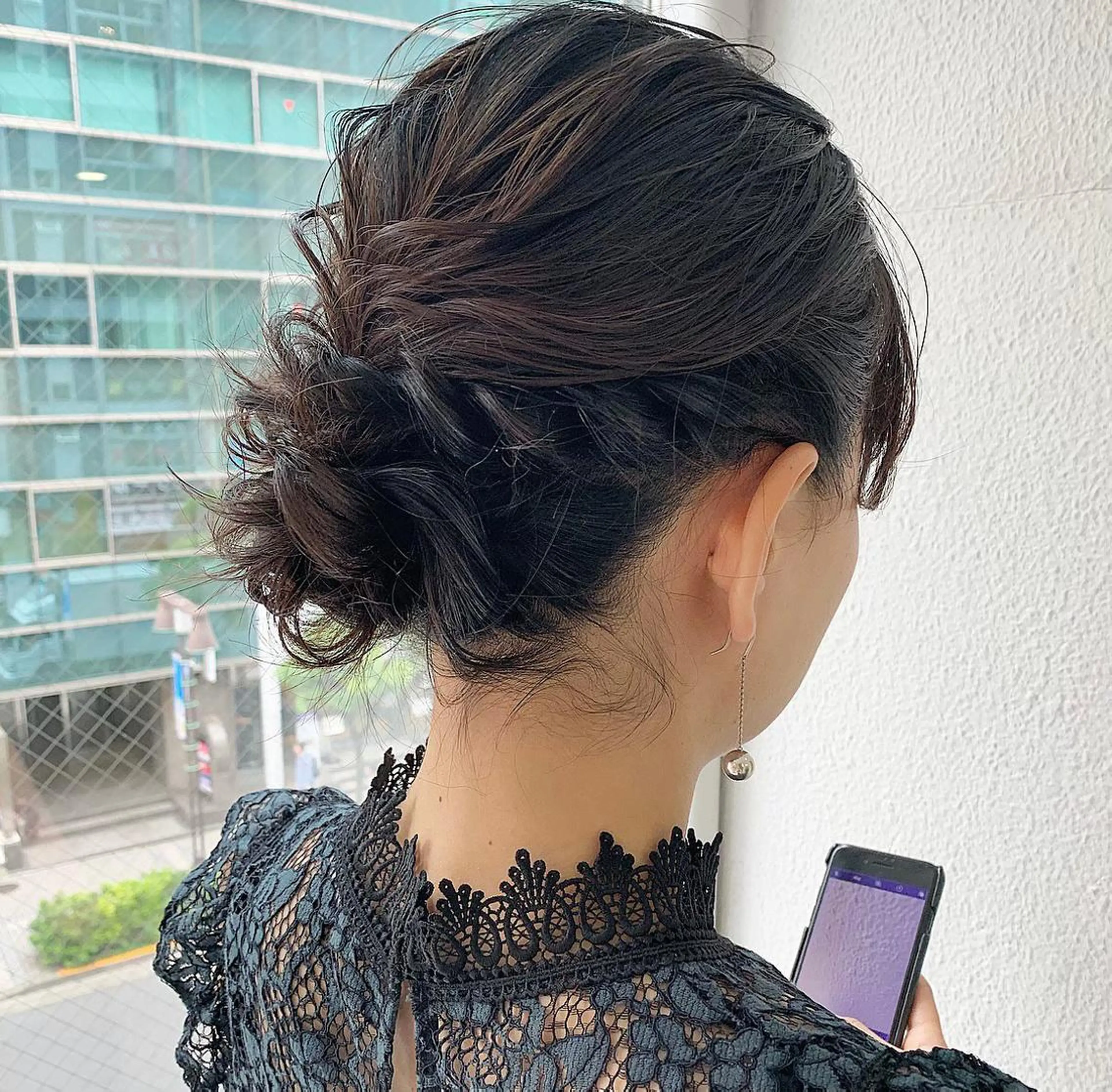 ヘアアレンジ ヘアセット 小泉 葵のヘアスタイル