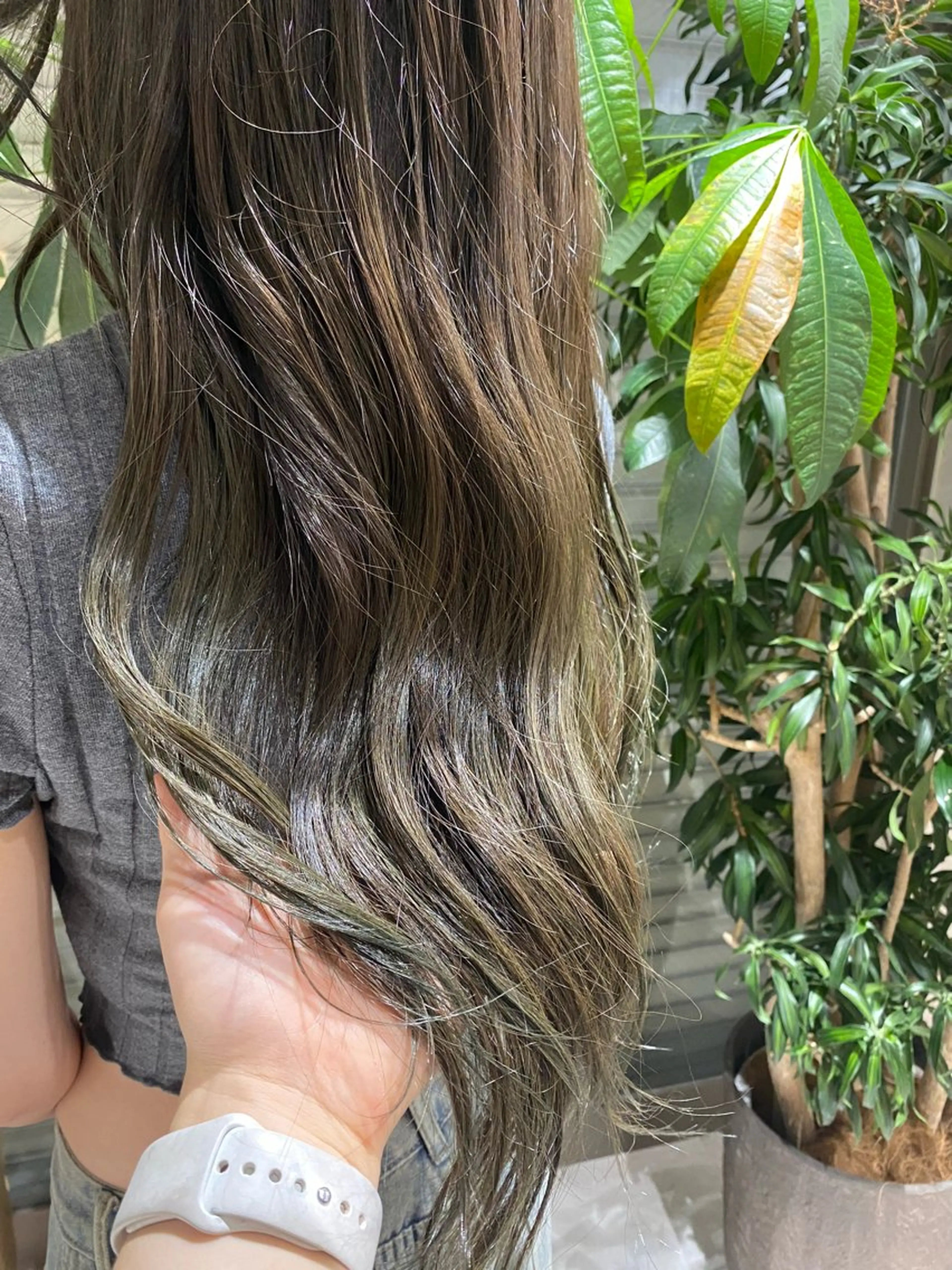 ロング カラー 透明感カラー Aloa yokohama所属・💎艶・透明感カラー /似合わせカット💎のヘアスタイル