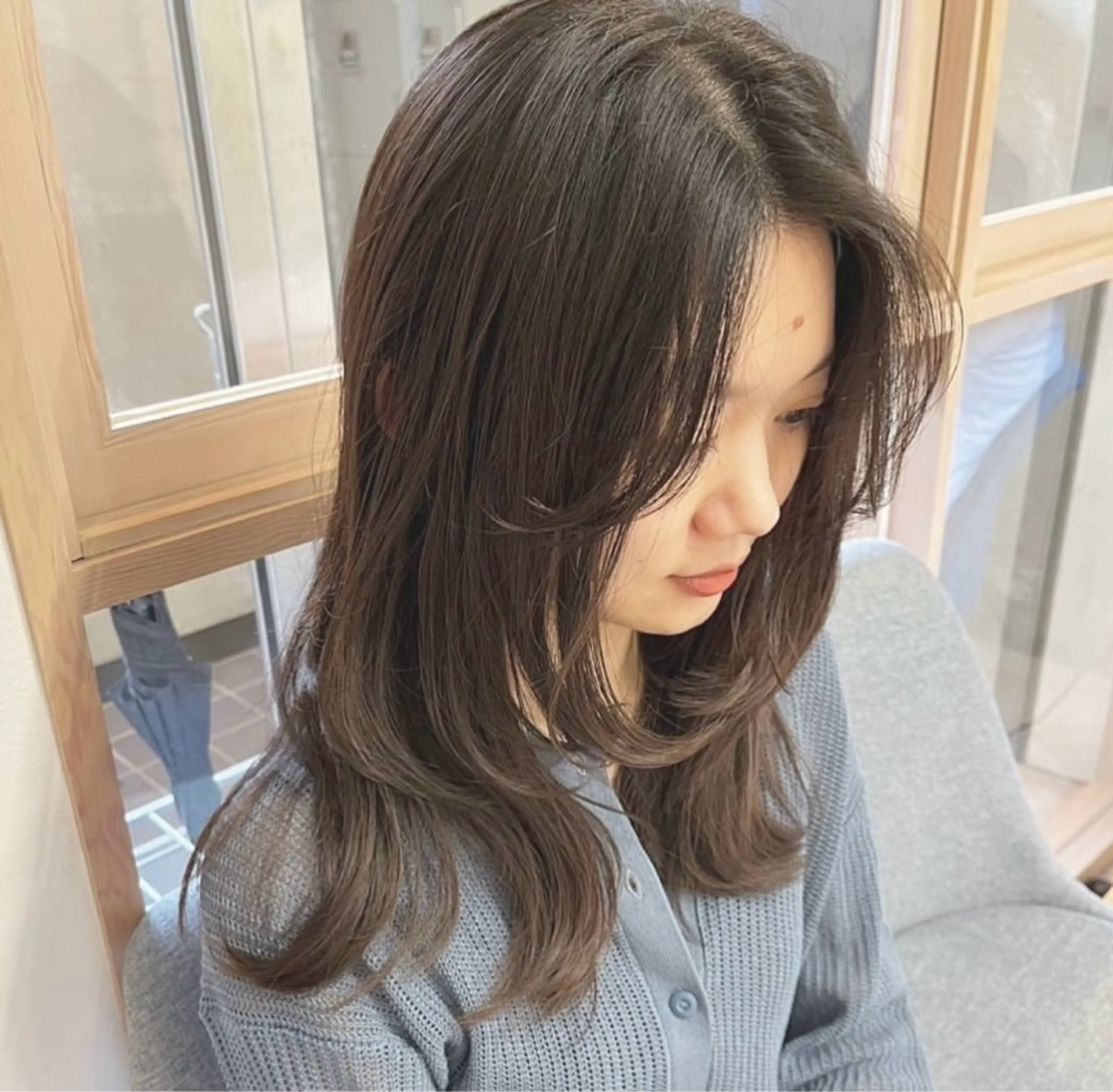 ミディアム 鳳／美容室 chinaのヘアスタイル