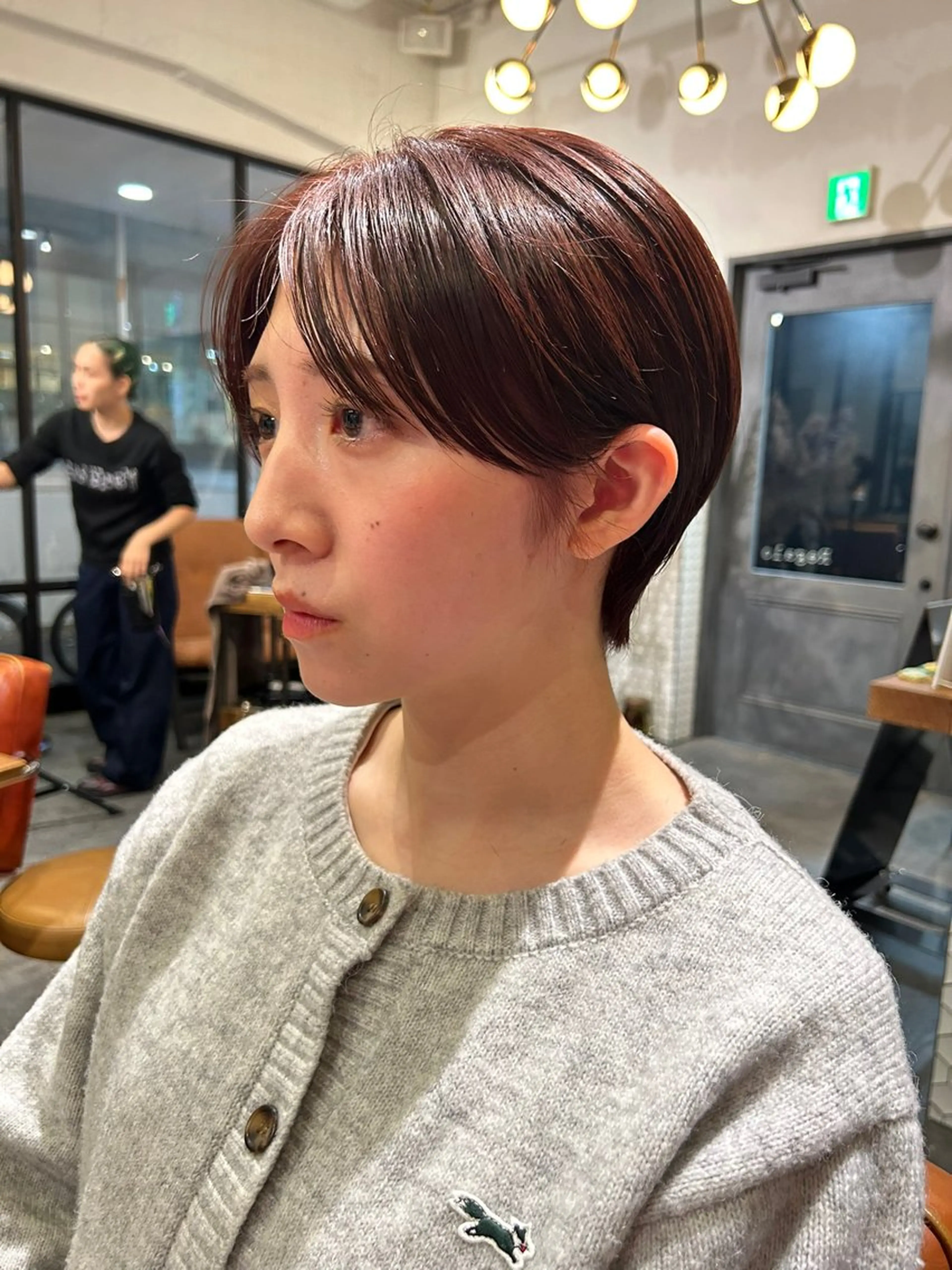 ショート ショートヘア カット 西岡 紗代のヘアスタイル