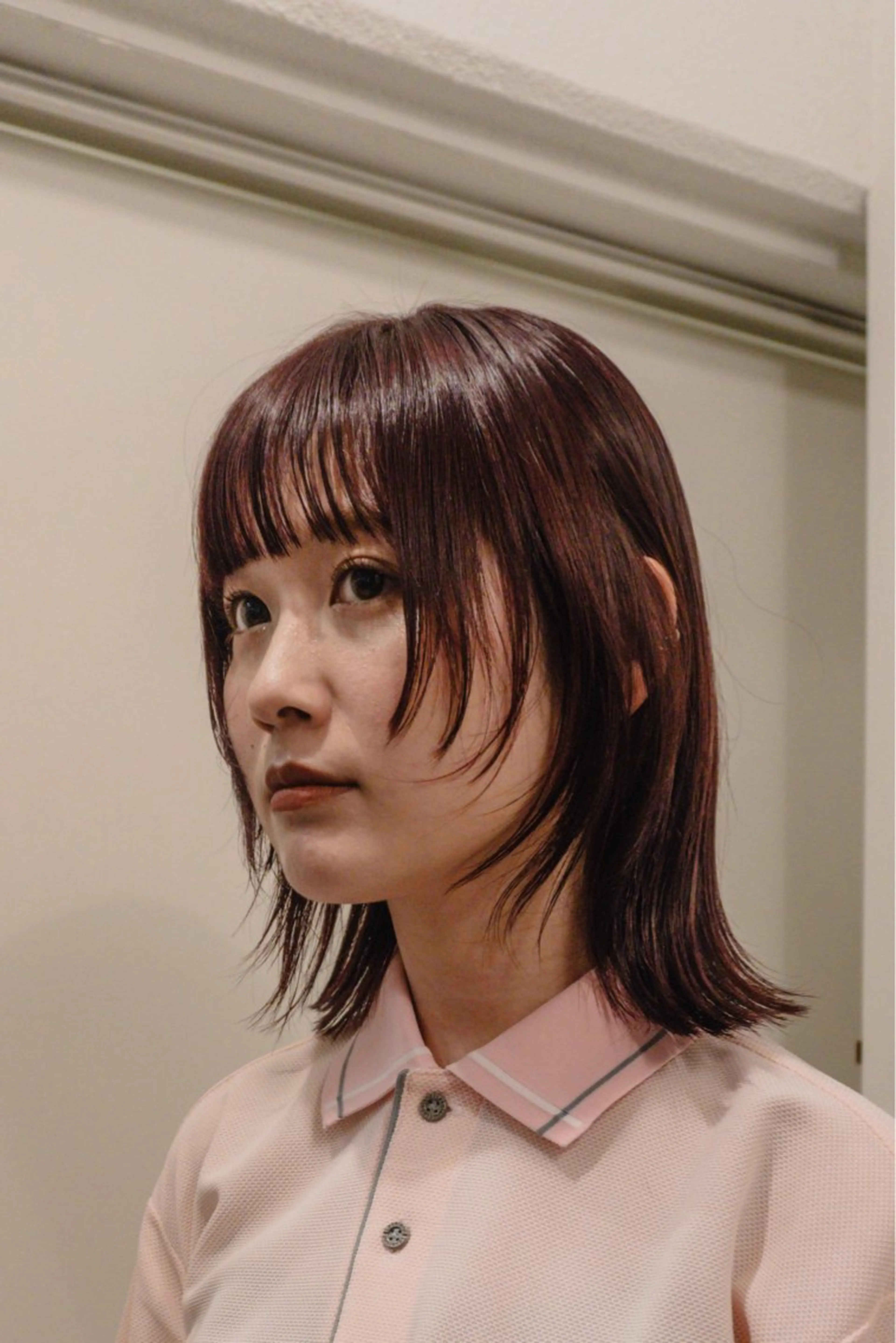 ミディアム カラー 顔まわりレイヤー レイヤーカット 小顔カット 外ハネヘア 🌿ボブ パーマ高橋啓太🌿のヘアスタイル