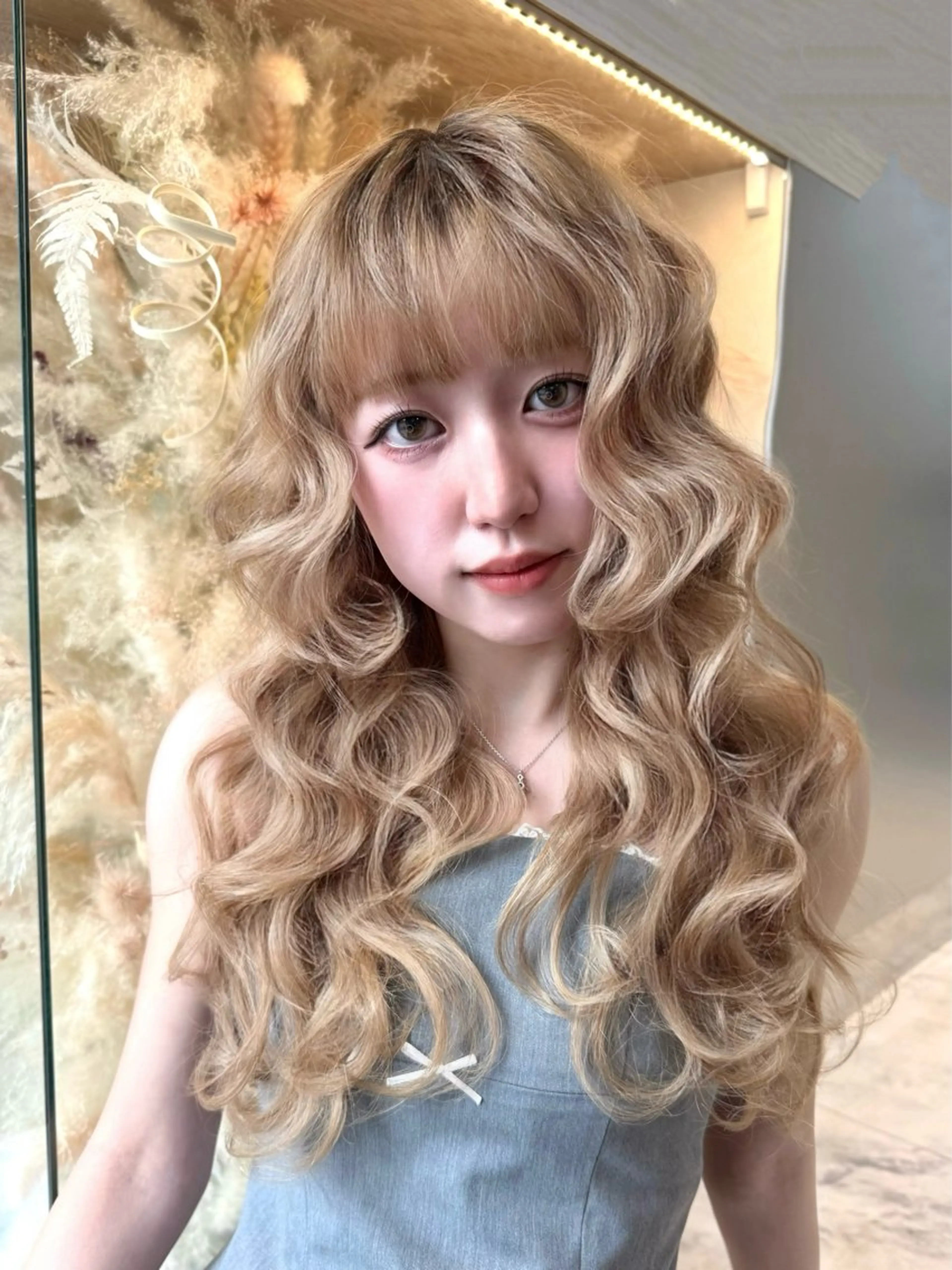 ロング カラー ヘアアレンジ ヘアカラー トリートメント elubylovis 🌼YUI🌿のヘアスタイル