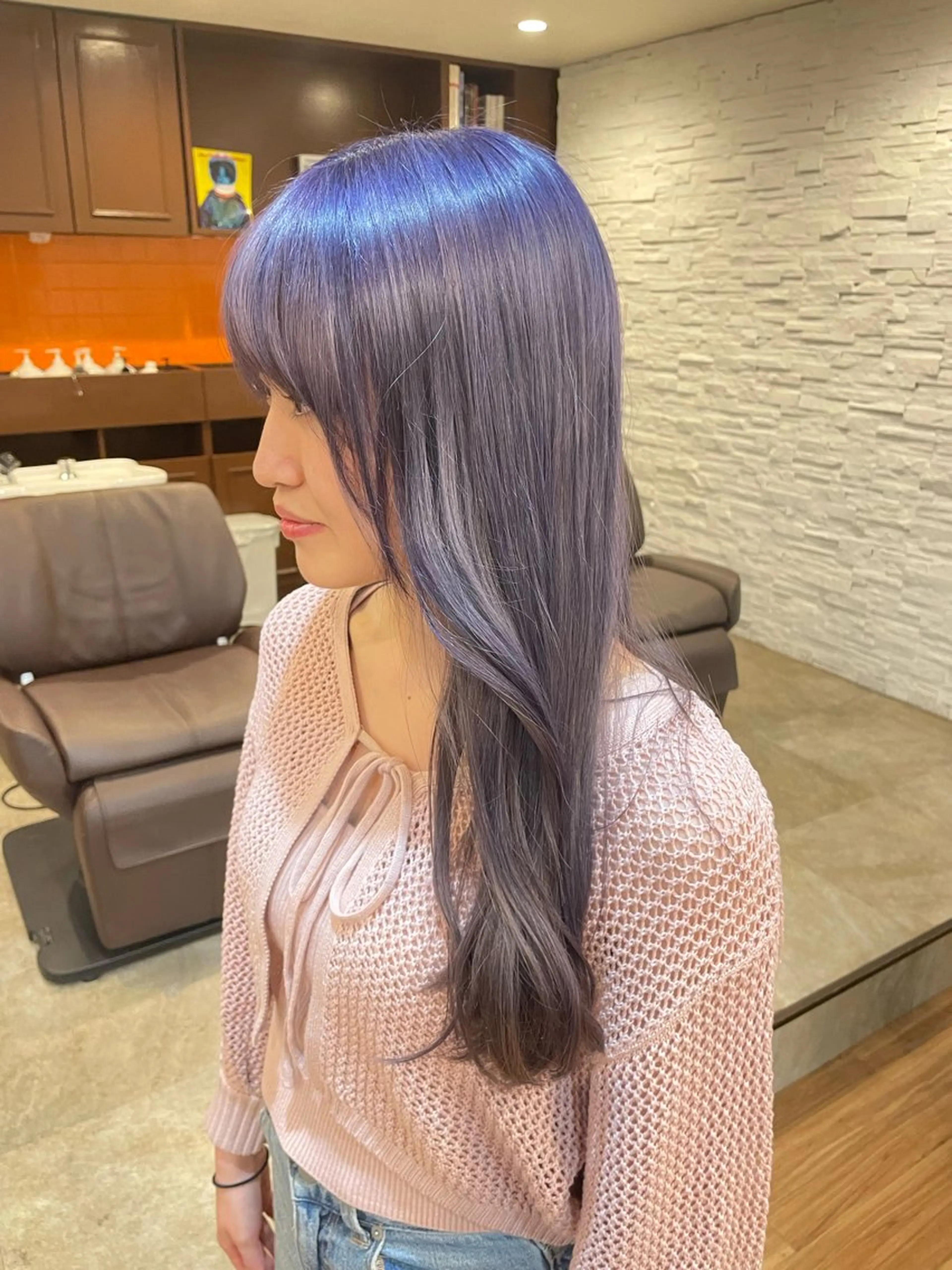 ロング ヘアカラー トリートメント nora吉祥寺所属・久我 彩音のヘアスタイル