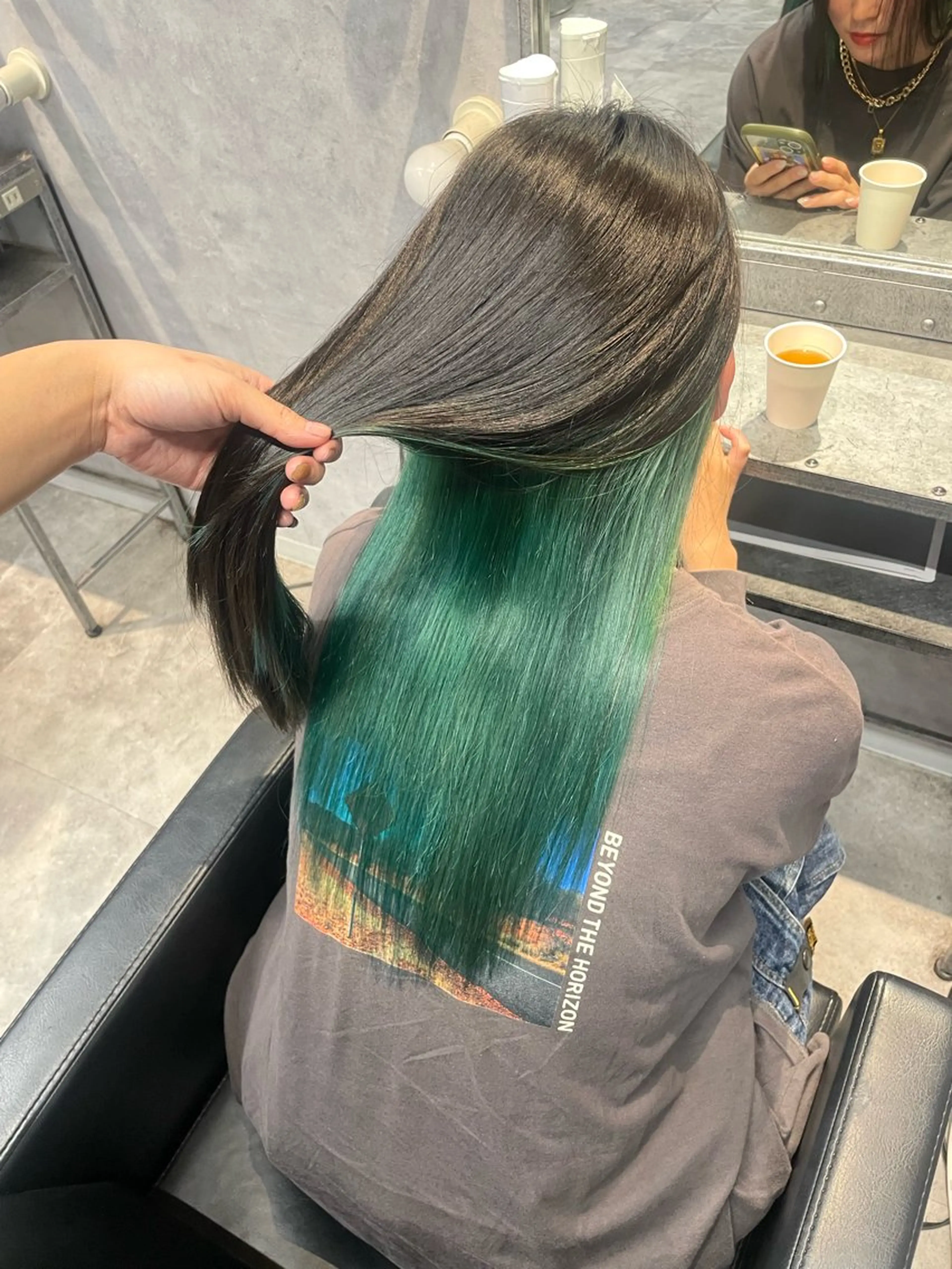 カラー ヘアカラー mimiiy fukaのヘアスタイル