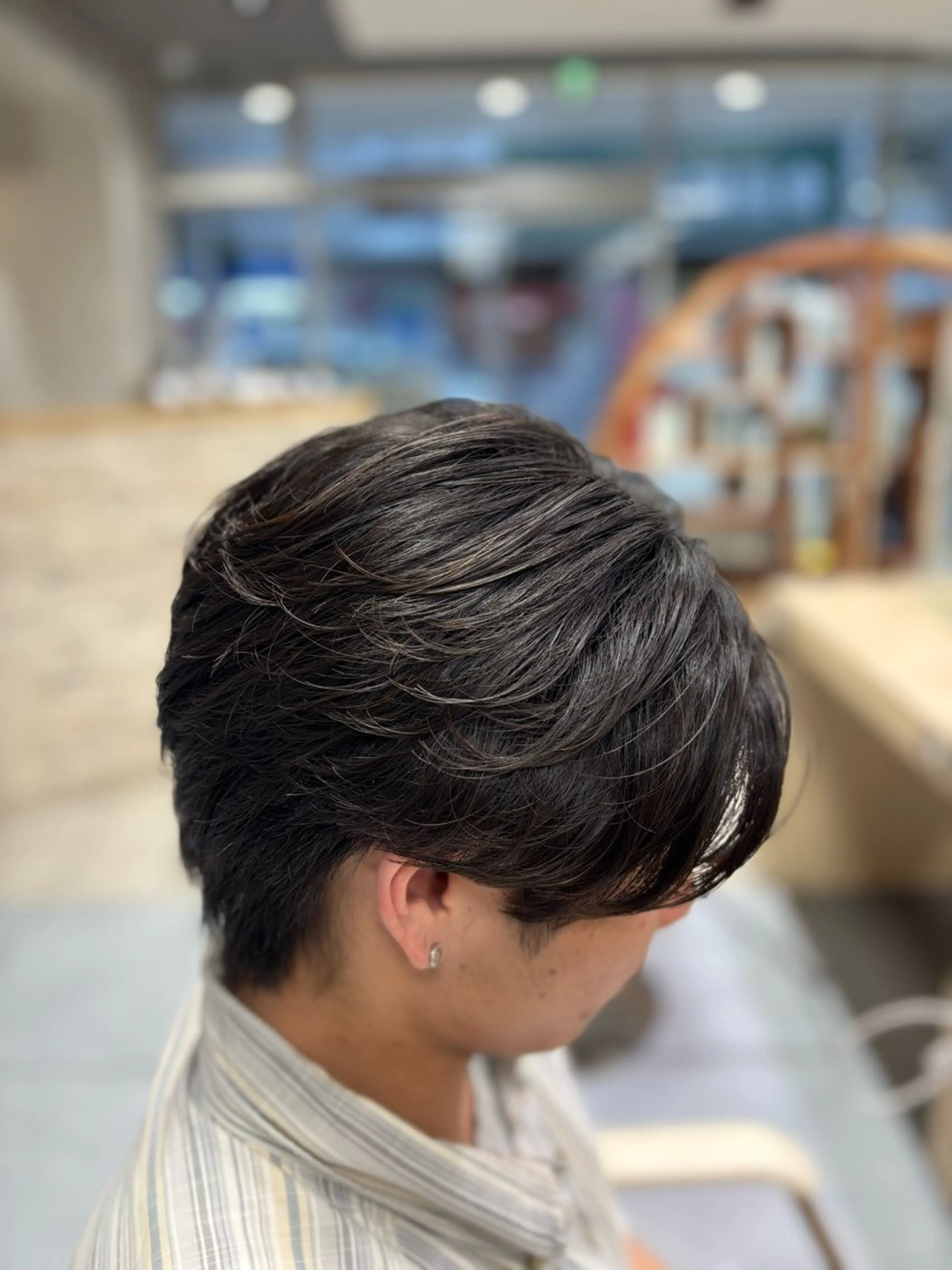 ショート パーマ メンズ カット パーマ メンズ特化韓国風 パーマスタイル/りんのヘアスタイル