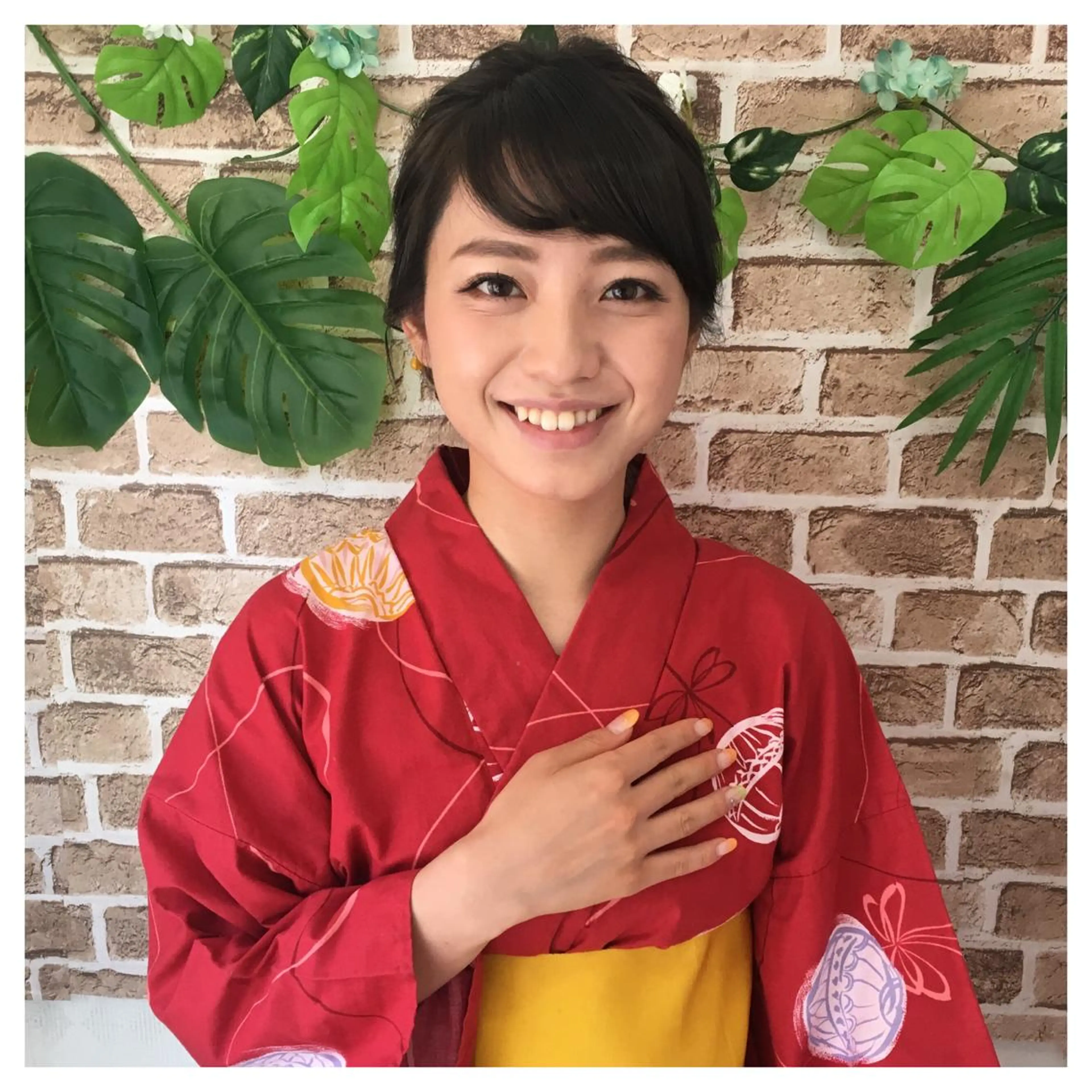 ロング ヘアアレンジ 浴衣 毛穴改善/脱毛 ネイル　川上久仁子のエステ・リラクイメージ