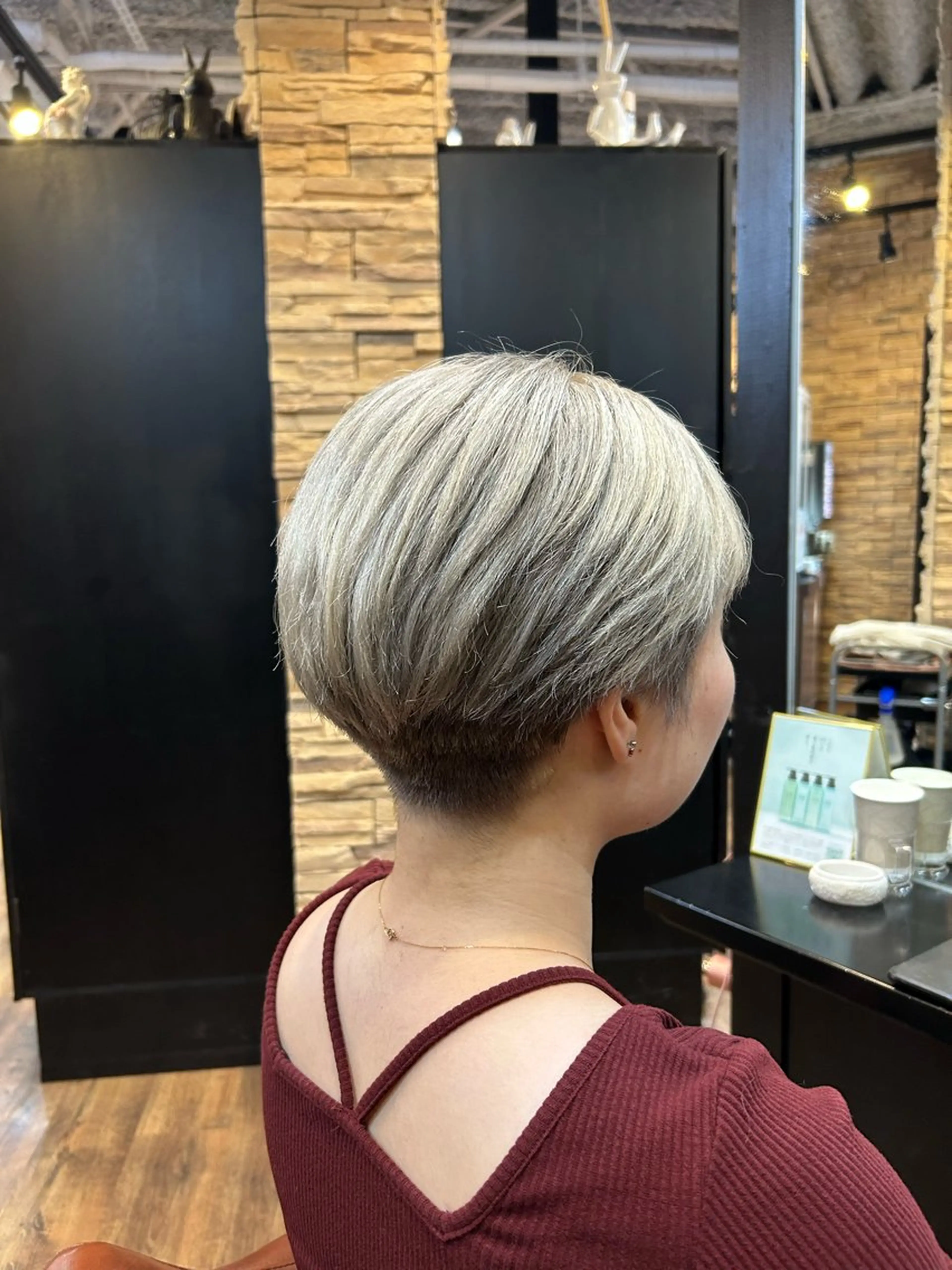 ショート カット ヘアカラー トリートメント 【ブリーチモデル募集 】サキ🫧のヘアスタイル