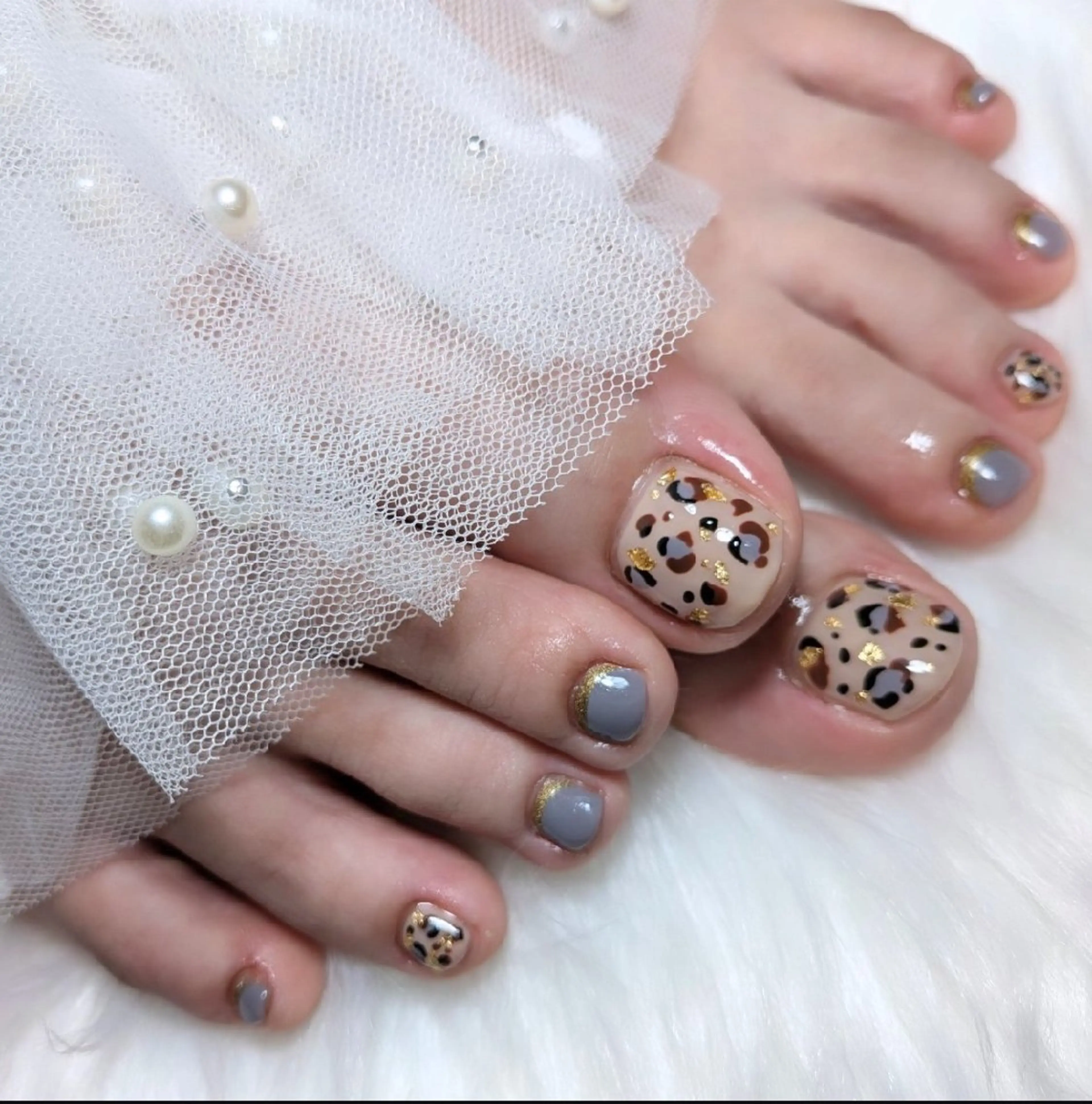ショート フットネイル salon  Liange所属・La maharo YUのネイルデザイン