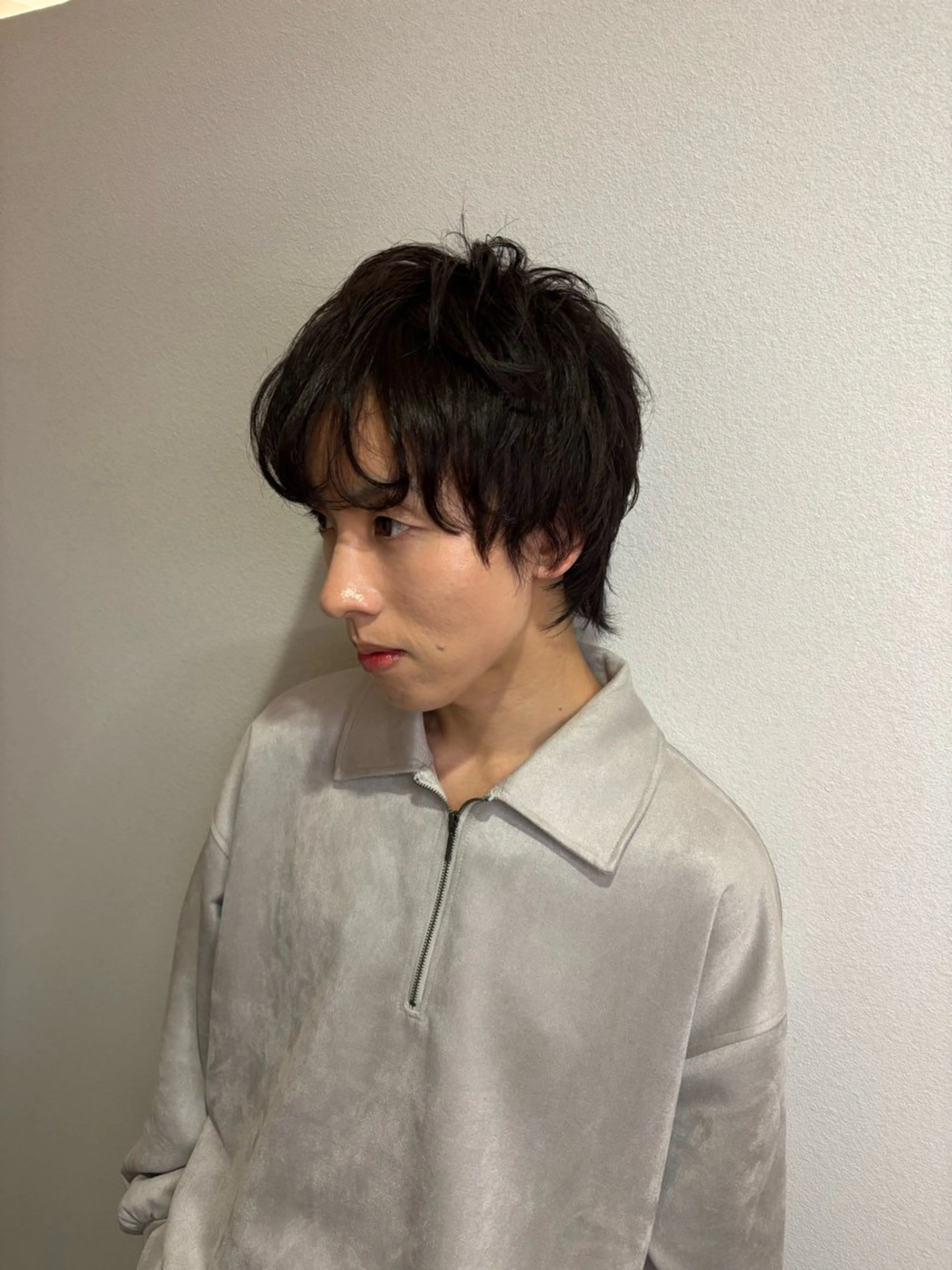 ショート メンズ カット LOUIMADNA栄所属・ニュアンス/毛流れ/ フェザー/二村晃帆のヘアスタイル