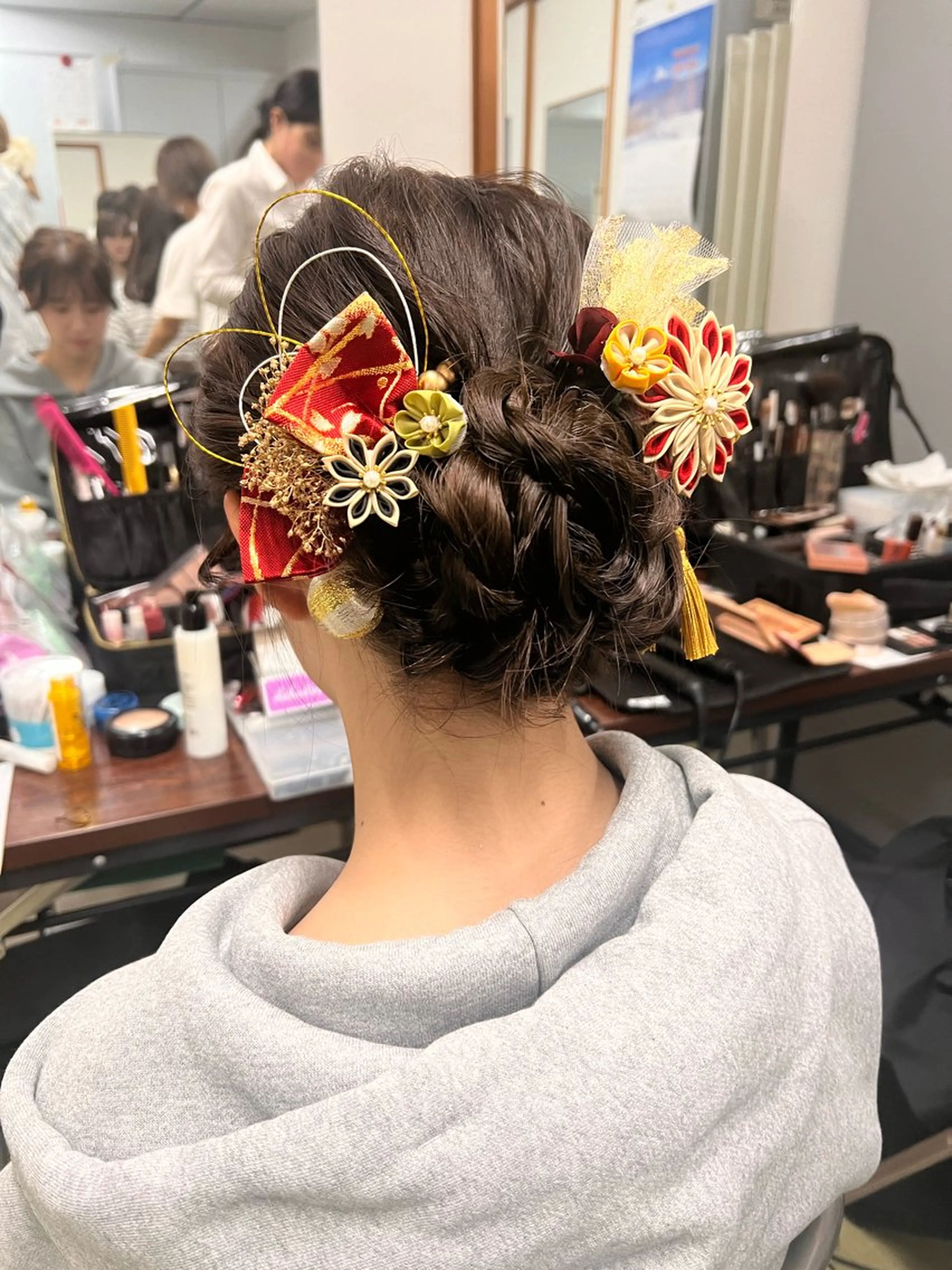 ロング ヘアアレンジ 成人式 ヘアセット 💎透明感カラー/ 韓国ヘア💎KANAのヘアスタイル