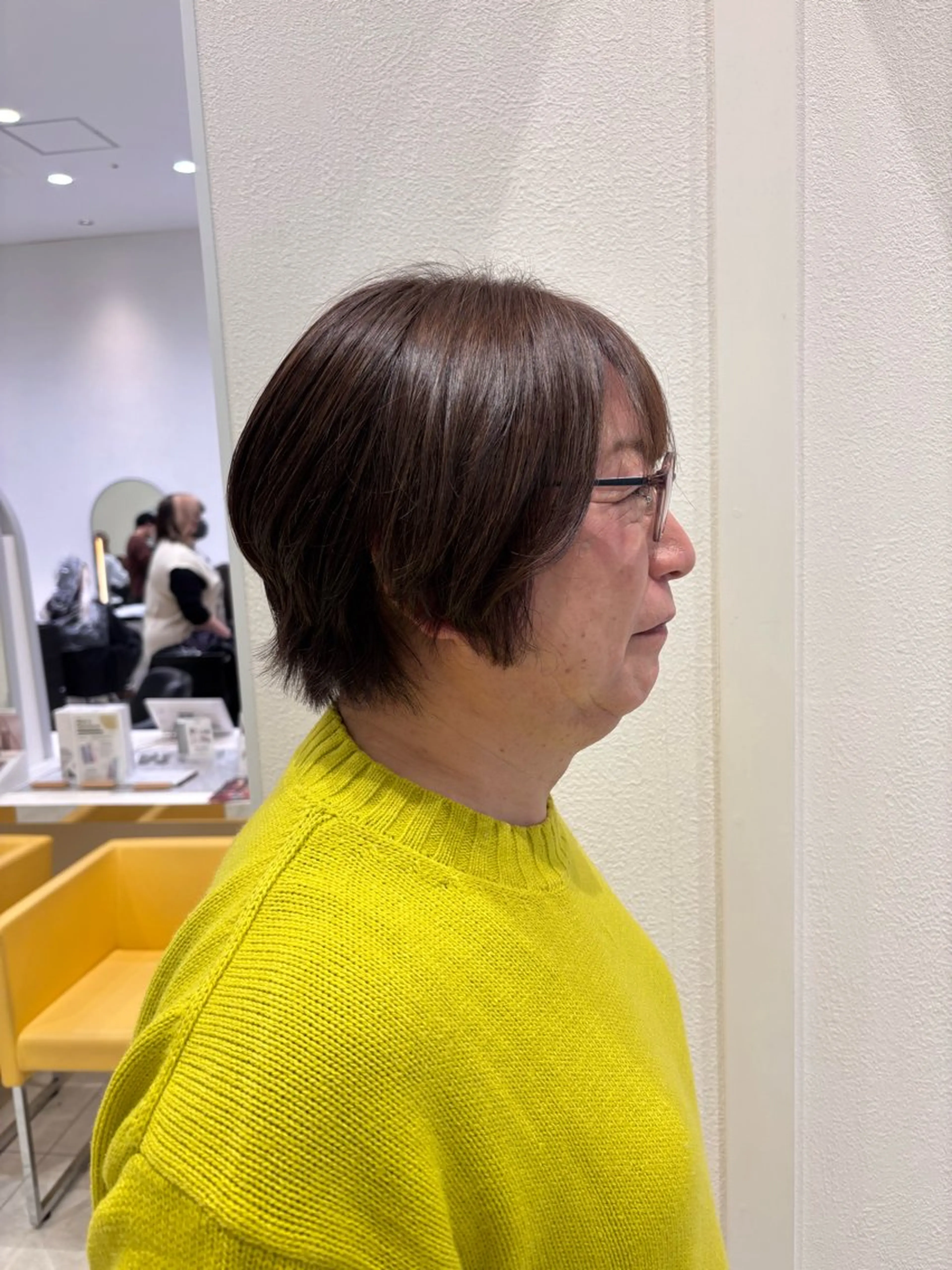 ショート カラー ブラウンカラー ウルフカット 🩶米澤 美月🩶のヘアスタイル