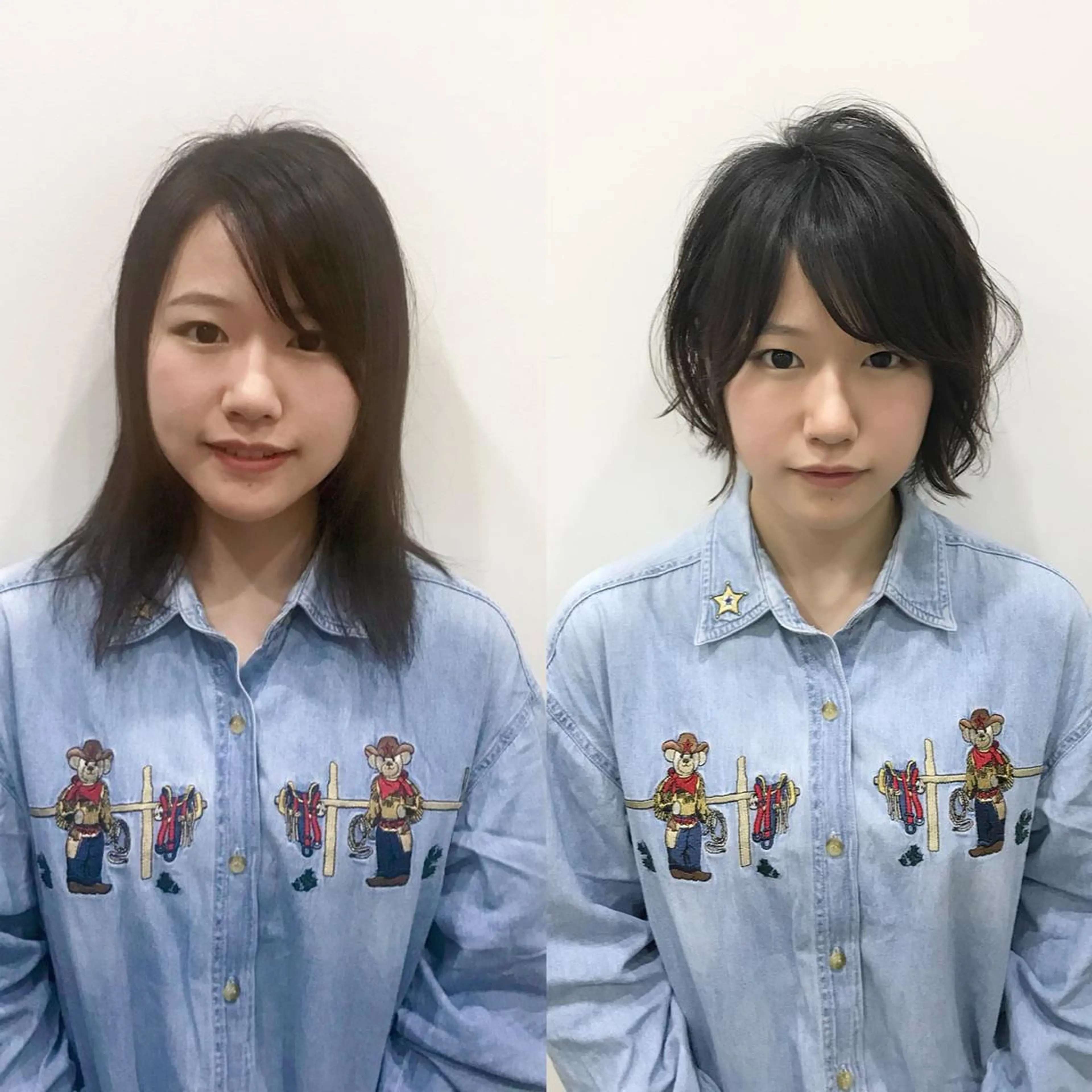 ショート カラー 黒髪 ブルーカラー ブルーブラック インナーカラー くせ毛 カット ヘアカラー トリートメント 透明感×髪質改善🧸 韓国ヘア　武田涼のヘアスタイル