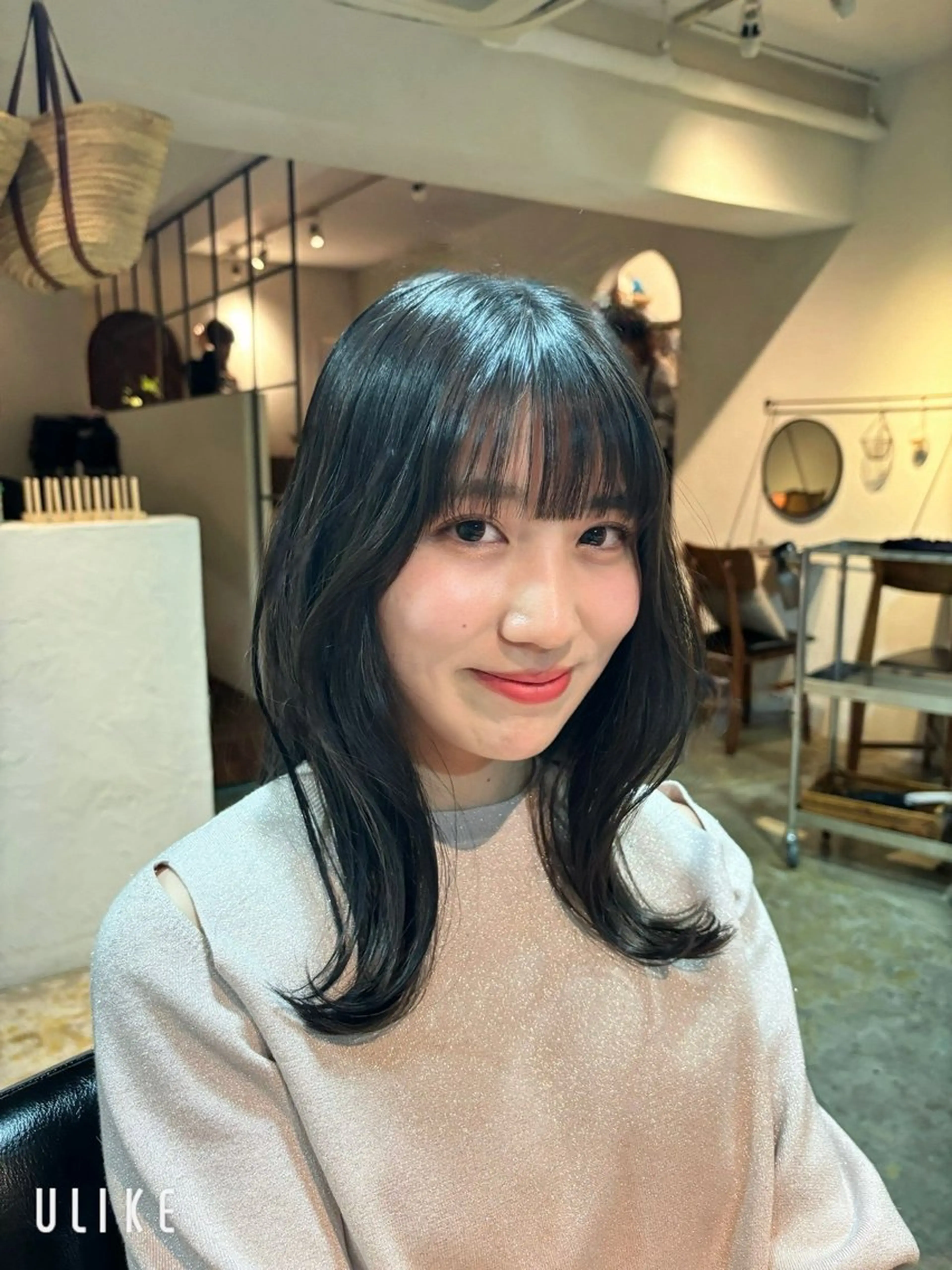 セミロング カラー ⌇透明感color 🧚ᴍᴇɢᴜᴍɪ ⌇のヘアスタイル