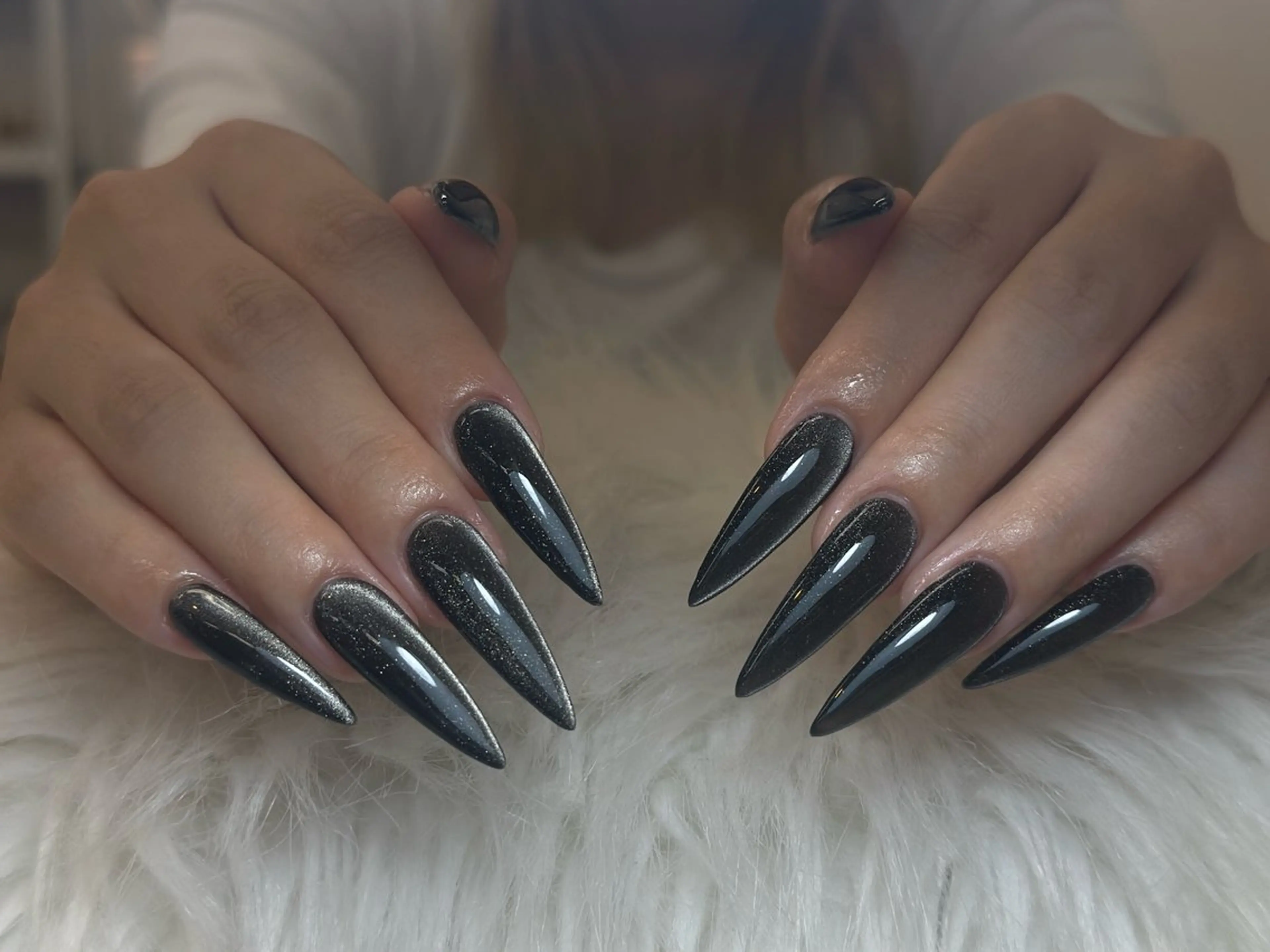 ネイル アートネイル ジェルネイル マグネットネイル ハンドネイル JennNail_ マオのネイルデザイン