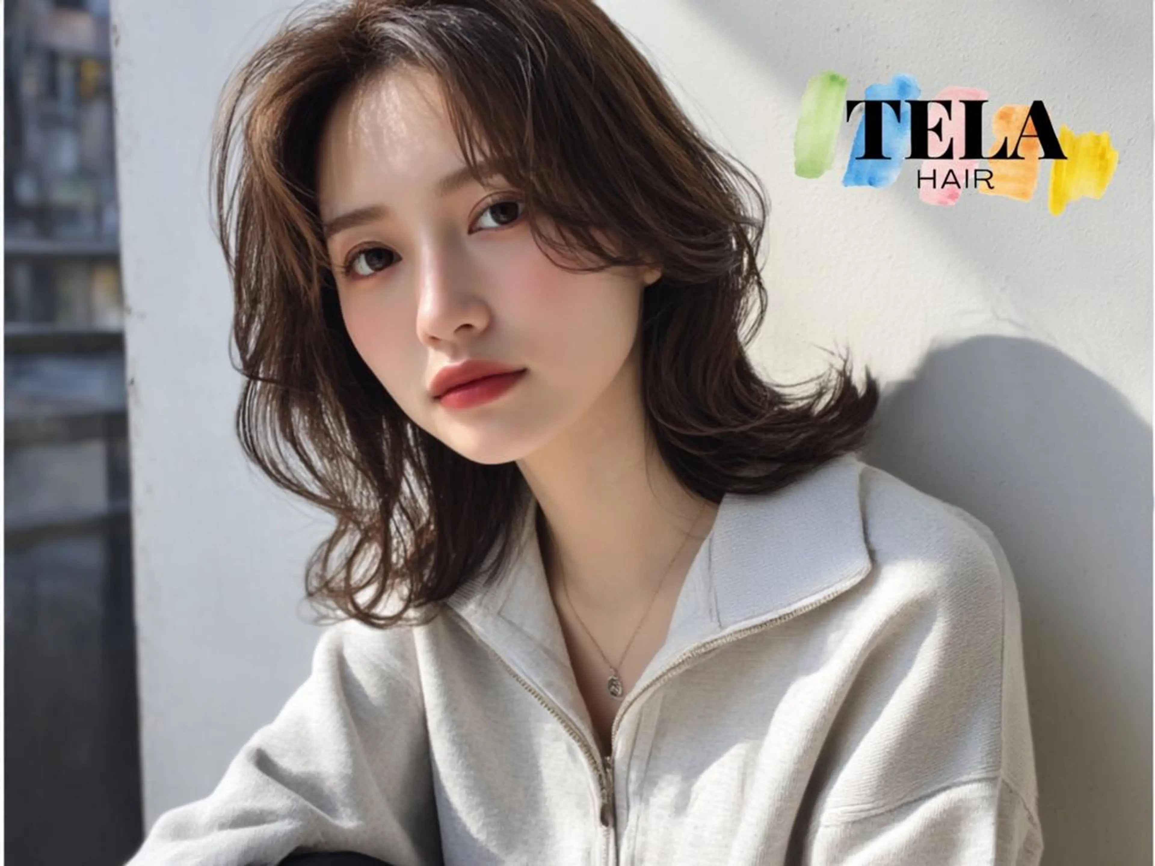 セミロング TELAHAIR 髪質改善特化型サロンのヘアスタイル